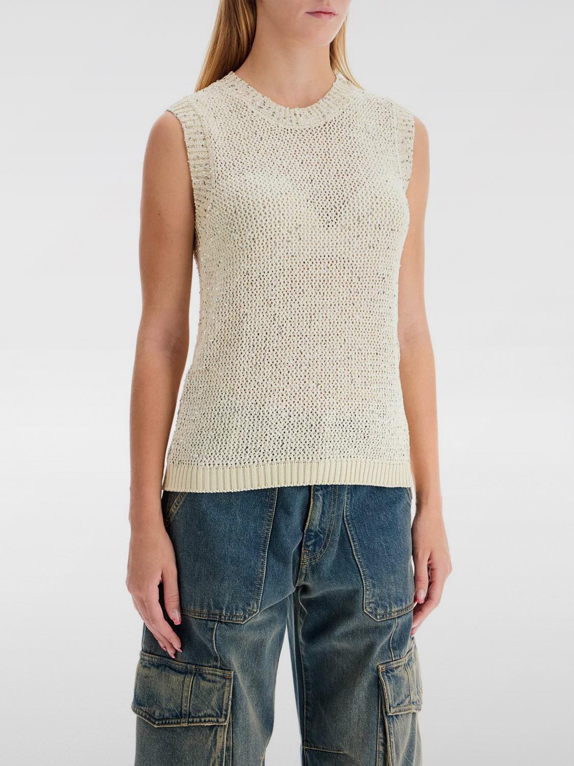 GOLDEN GOOSE JERSEY: Jersey mujer Golden Goose, Blanco - Img 1