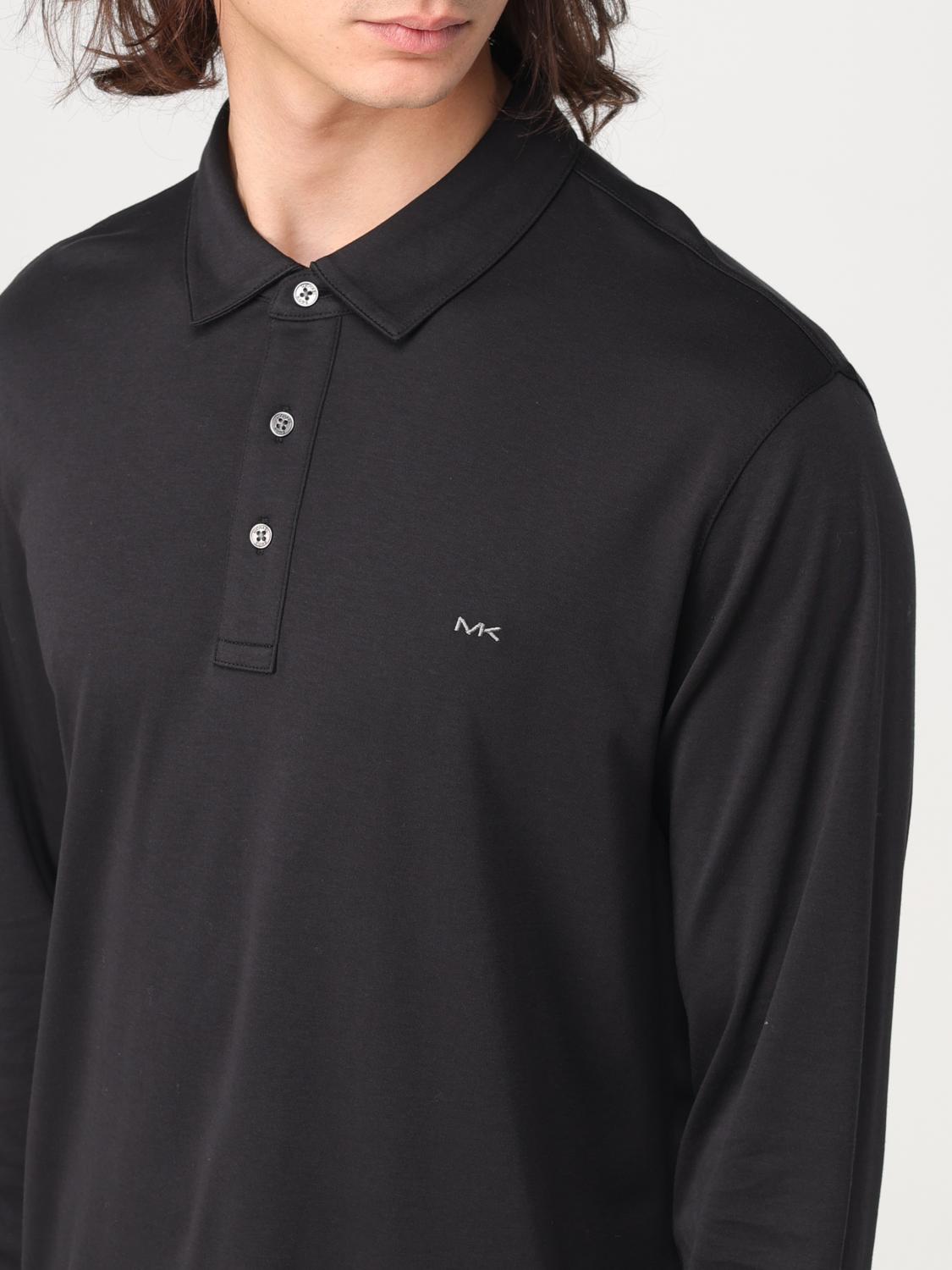 MICHAEL MICHAEL KORS POLO SHIRT: T-shirt men Michael Kors, Black - Img 3