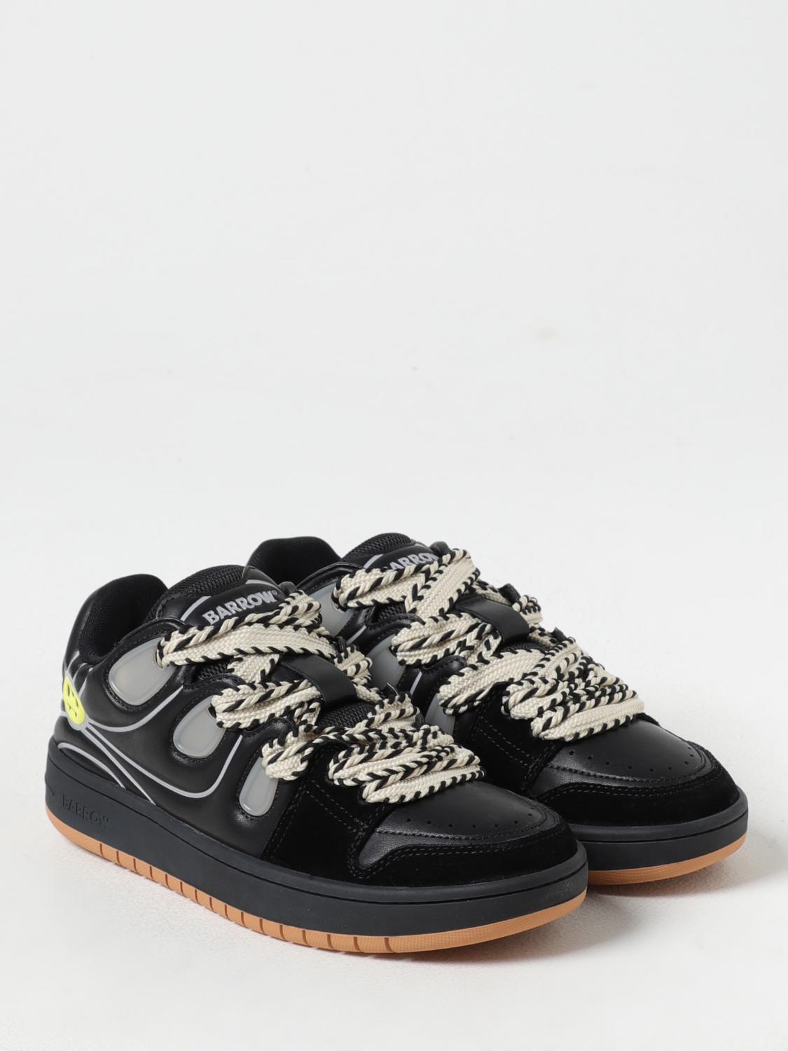 スニーカー BARROW Men Sneakers Black F3BWUASN172 110 Barrow Men's Skate Sneaker Black F3BWUASN172 110