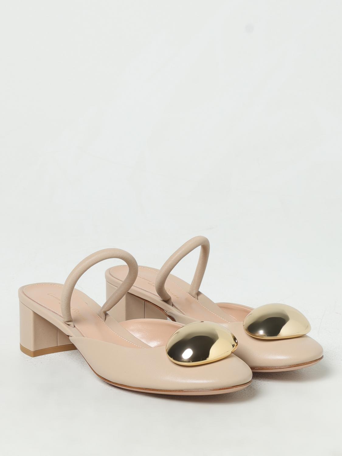 GIANVITO ROSSI HIGH HEEL SHOES: Shoes woman Gianvito Rossi, Beige - Img 2