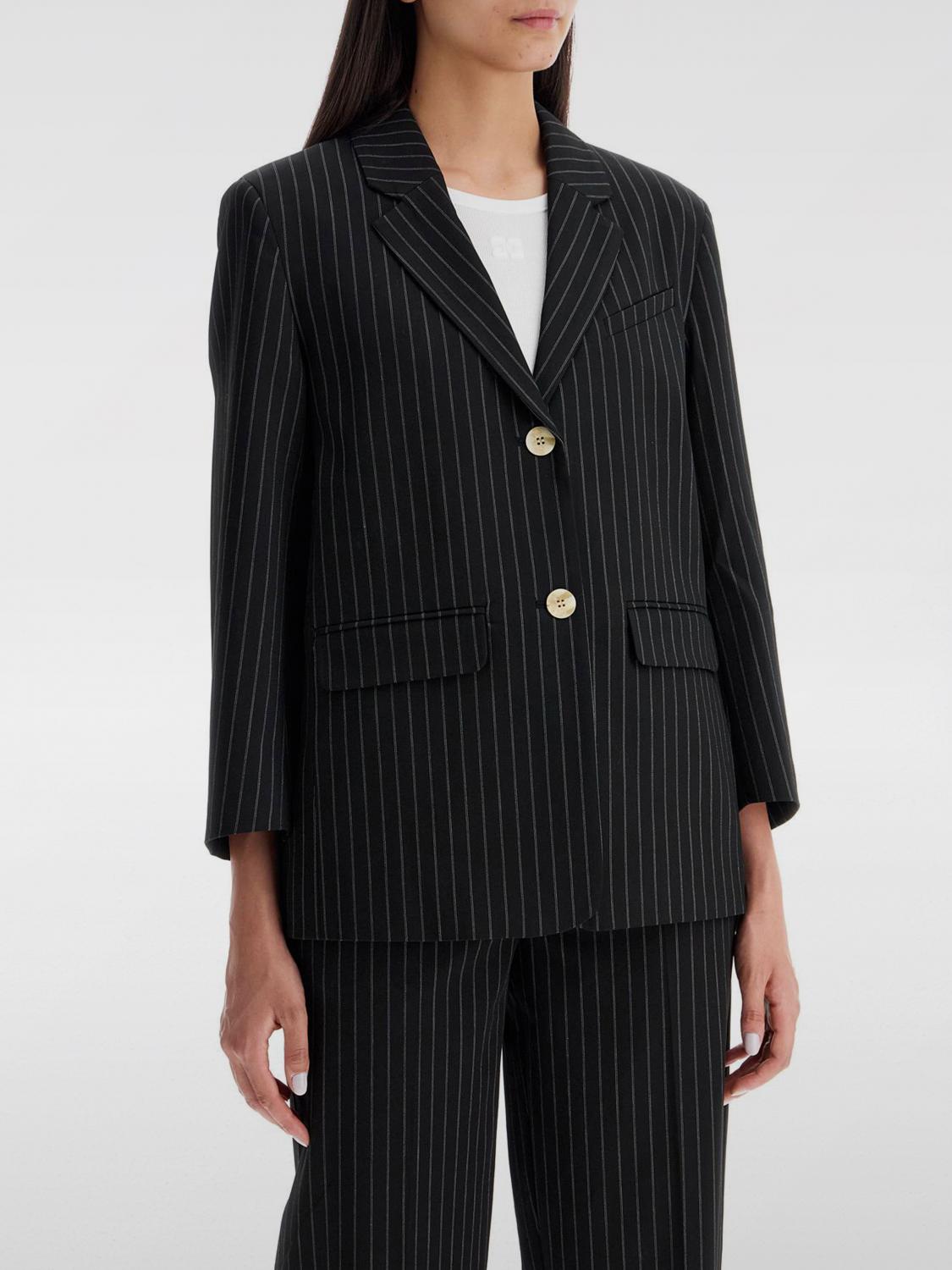 GANNI JACKET: Jacket woman Ganni, Black - Img 1