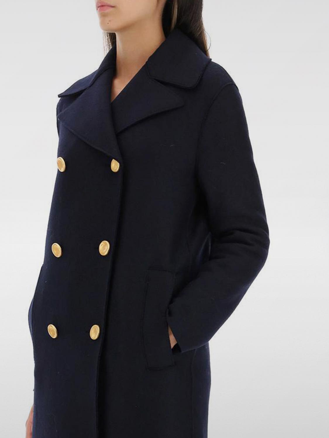 コート Harris Wharf London COAT (A1275MLK 120) Military coat in pressed wool - Harris Wharf London .com