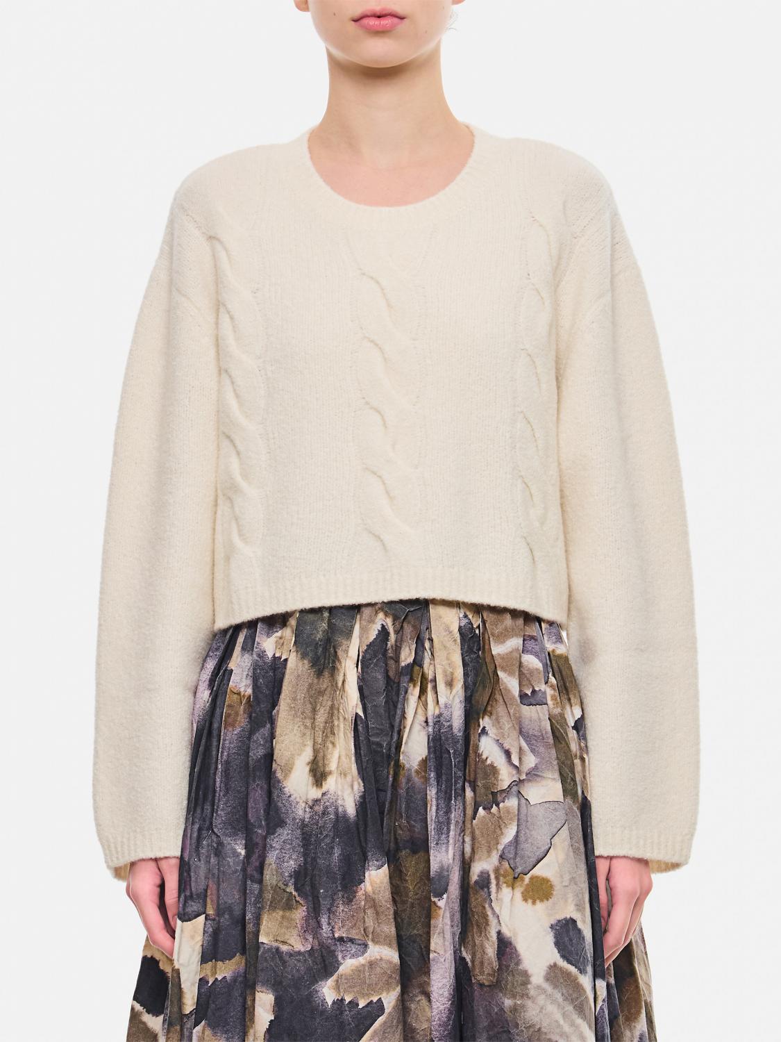 LISA YANG MAGLIA: Pullover Lisa Yang in cashmere tricot , Beige - Img 1