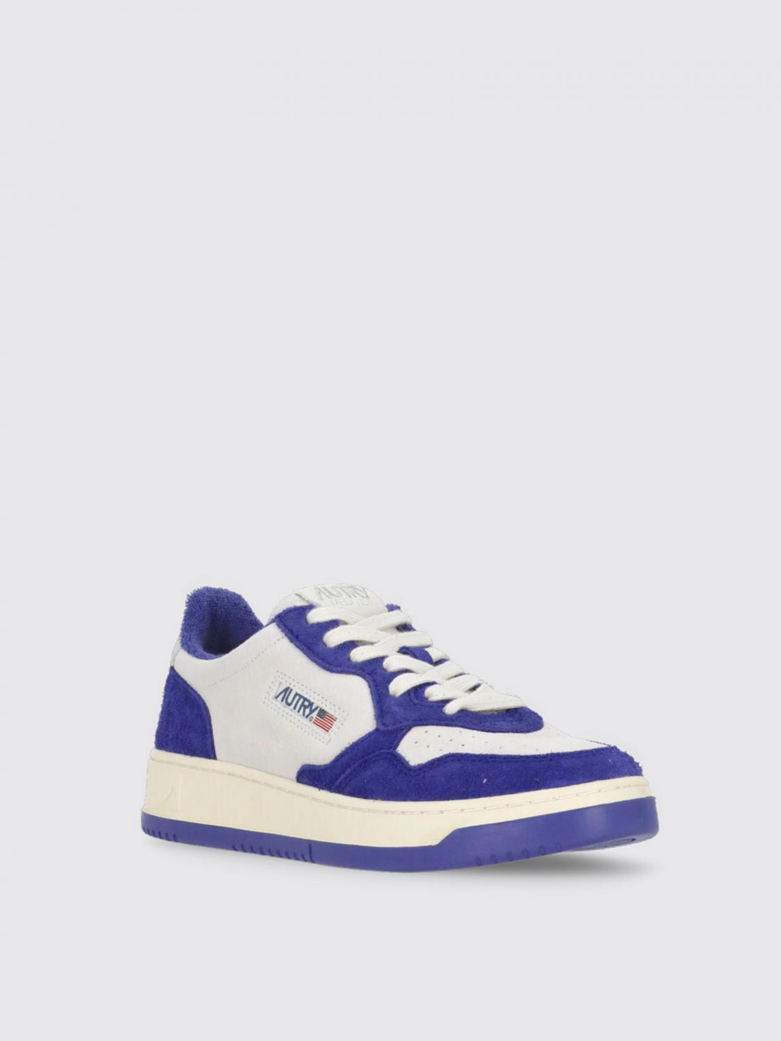 AUTRY SNEAKERS: Sneakers Medalist Autry in pelle , Blue - Img 2