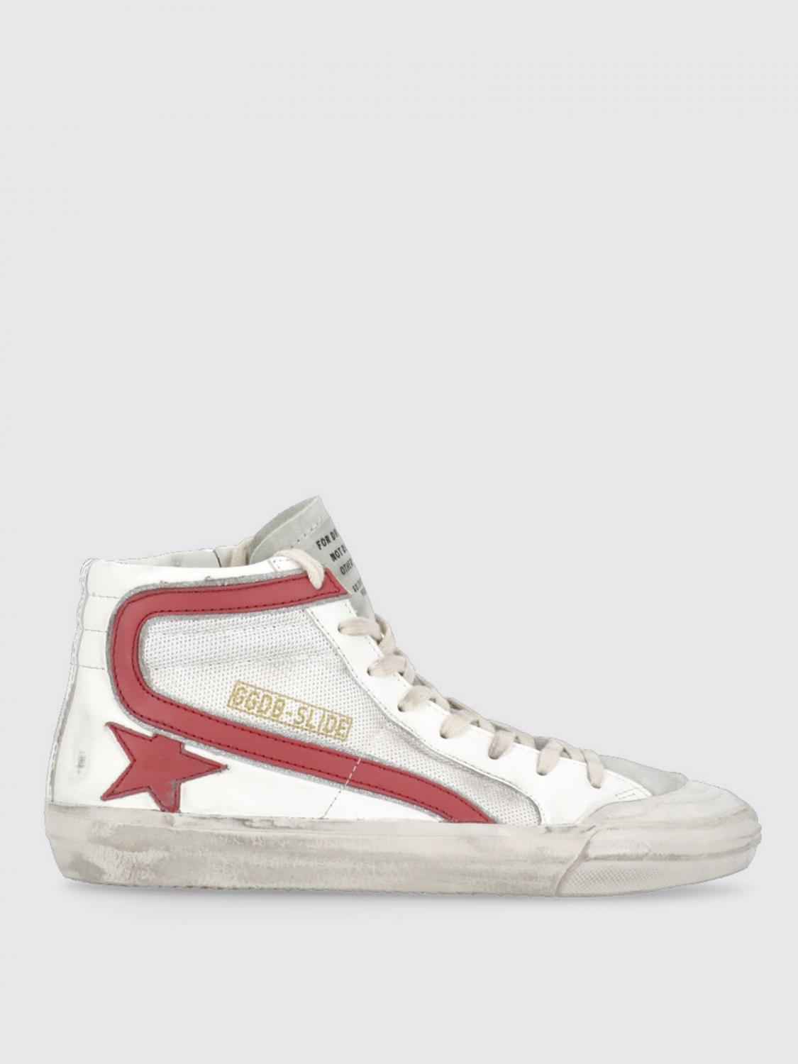 Giglio Sneakers Slide Golden Goose in canvas e pelle used