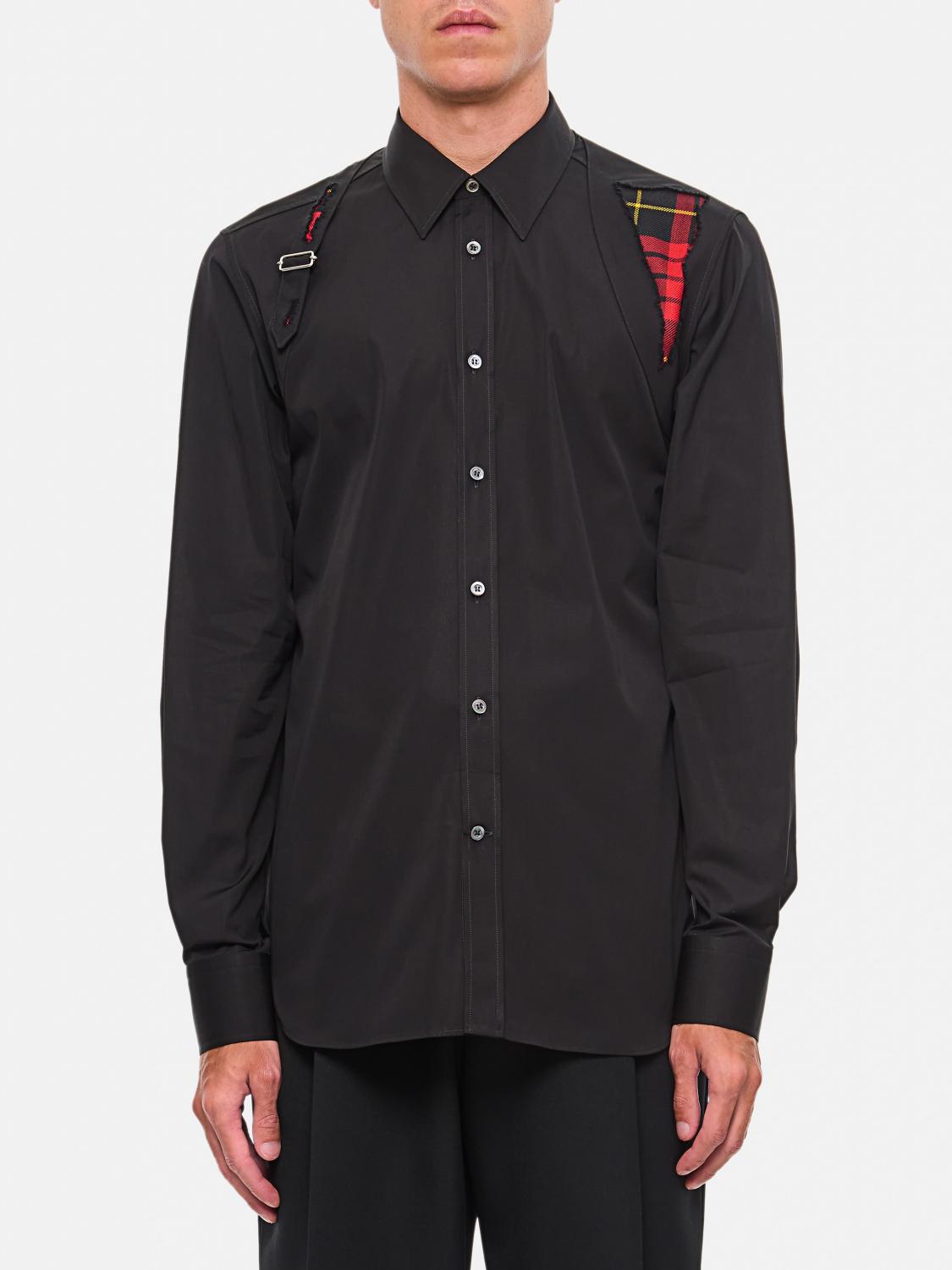 MCQUEEN SHIRT: McQueen men's shirt, Black - Img 1