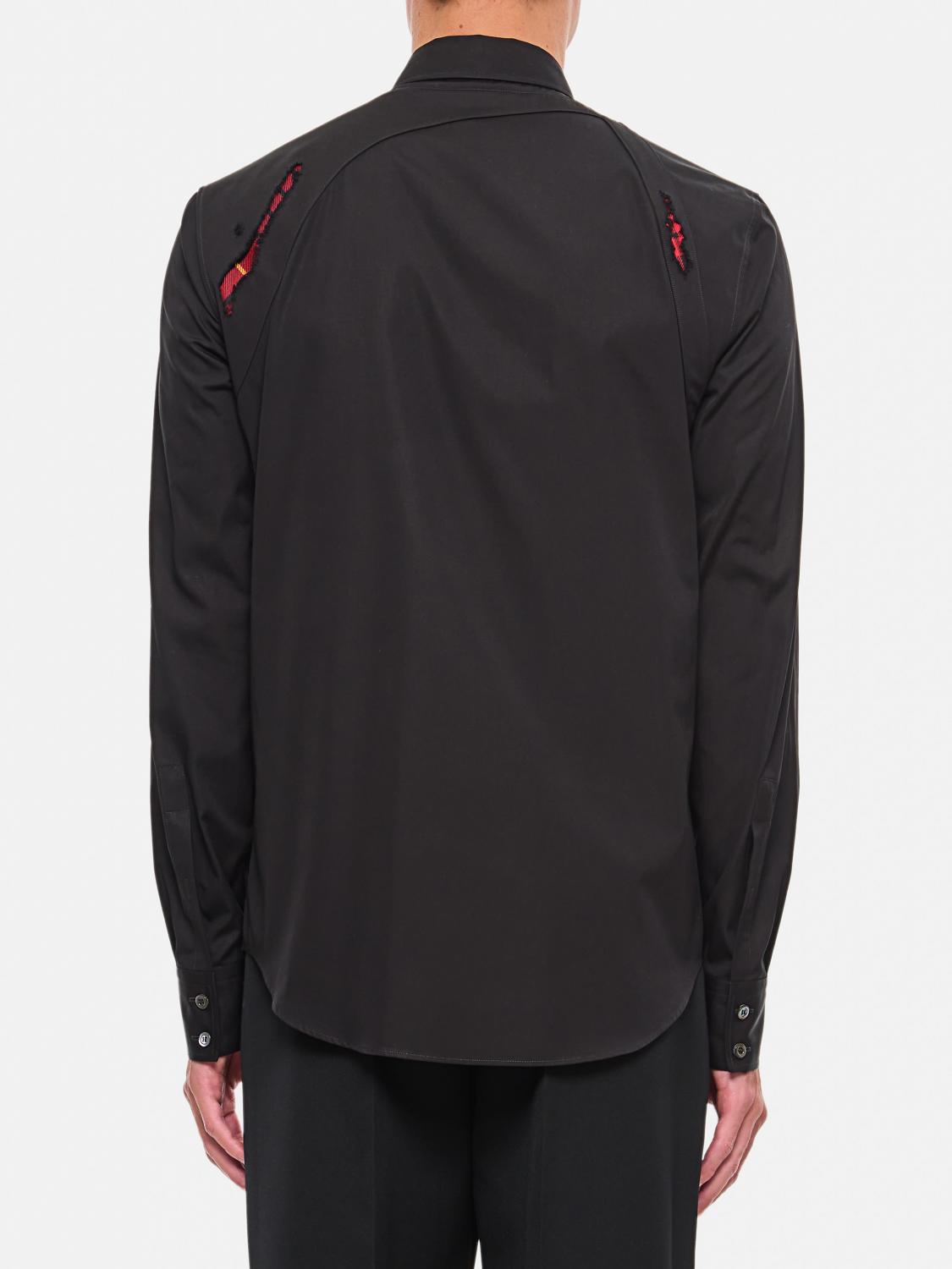 ALEXANDER MCQUEEN SHIRT: Alexander McQueen men's shirt, Black - Img 2