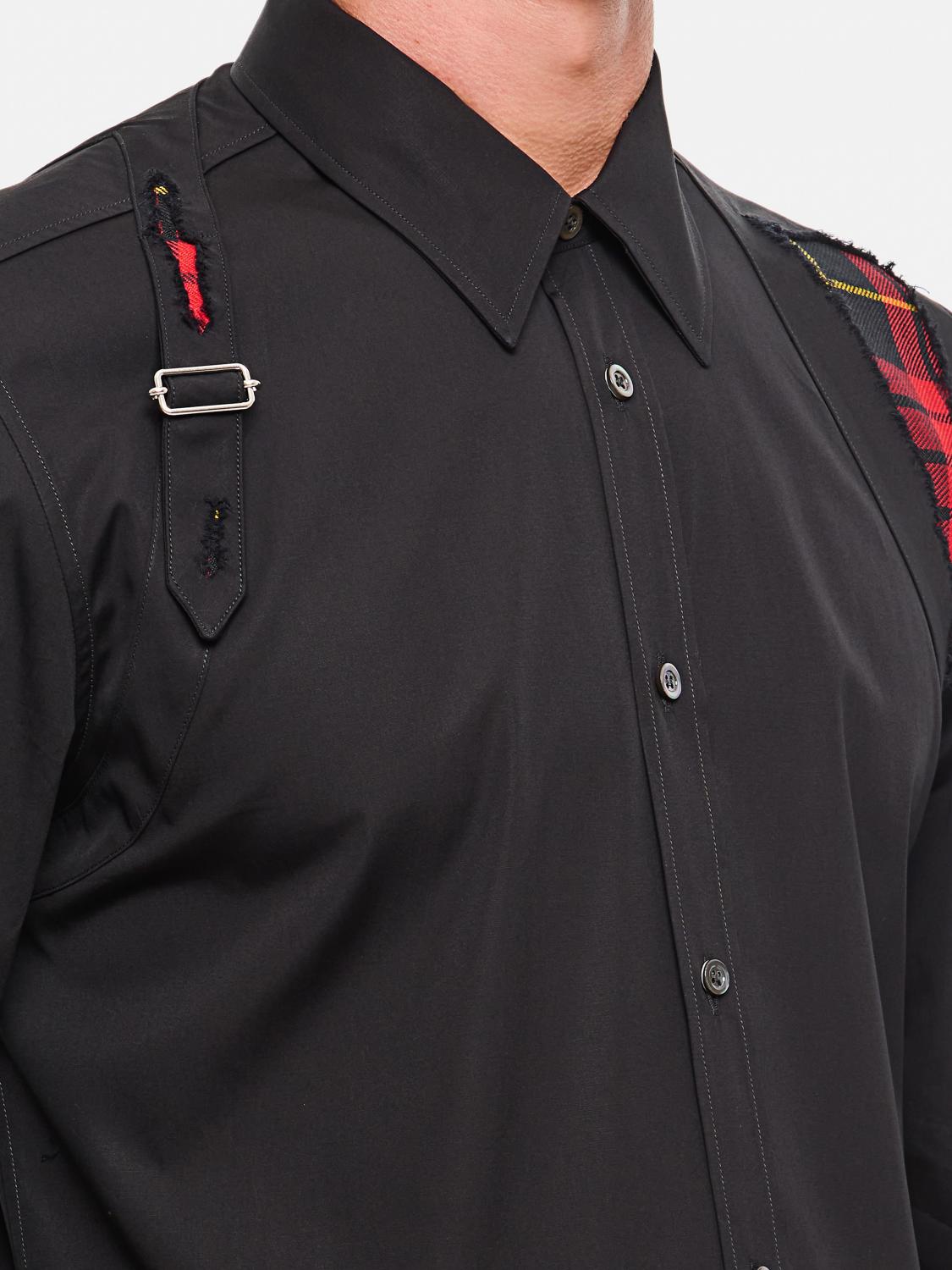 MCQUEEN SHIRT: McQueen men's shirt, Black - Img 3