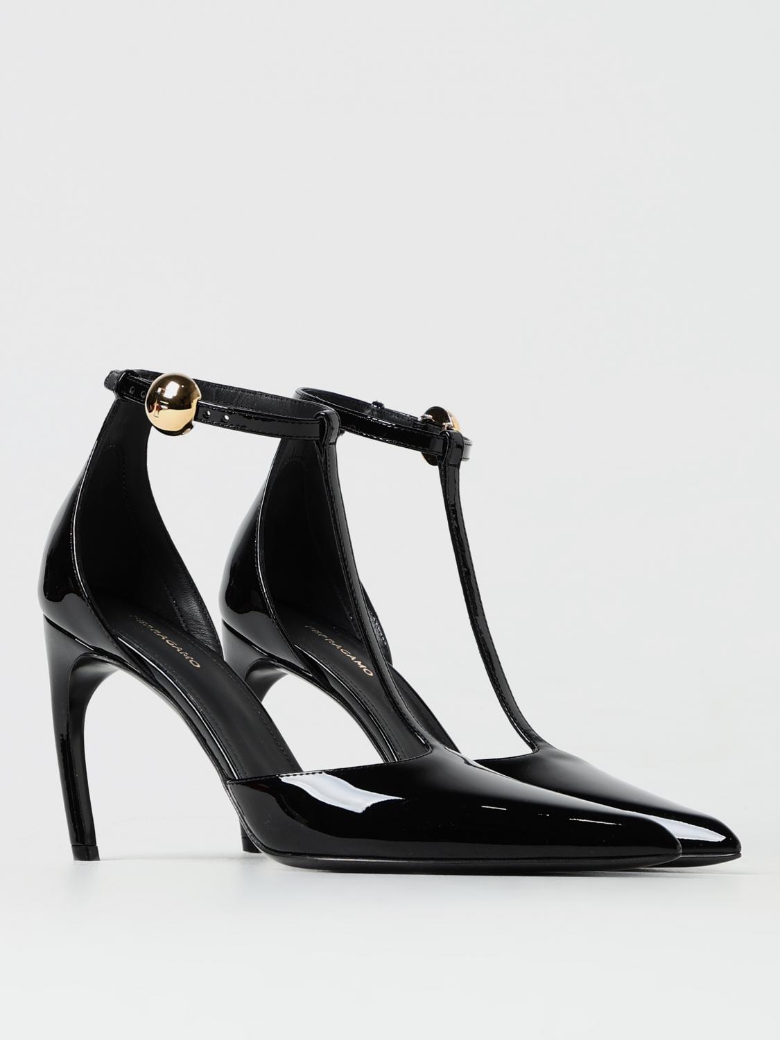 FERRAGAMO HIGH HEEL SHOES: Shoes woman Ferragamo, Black - Img 3