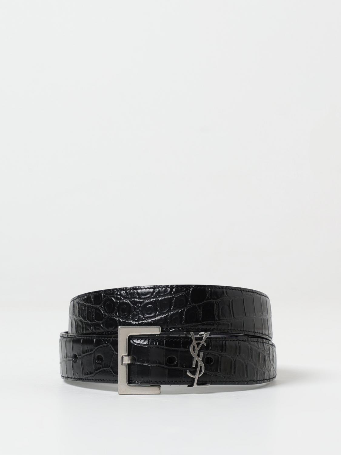 SAINT LAURENT BELT: Belt men Saint Laurent, Black - Img 1