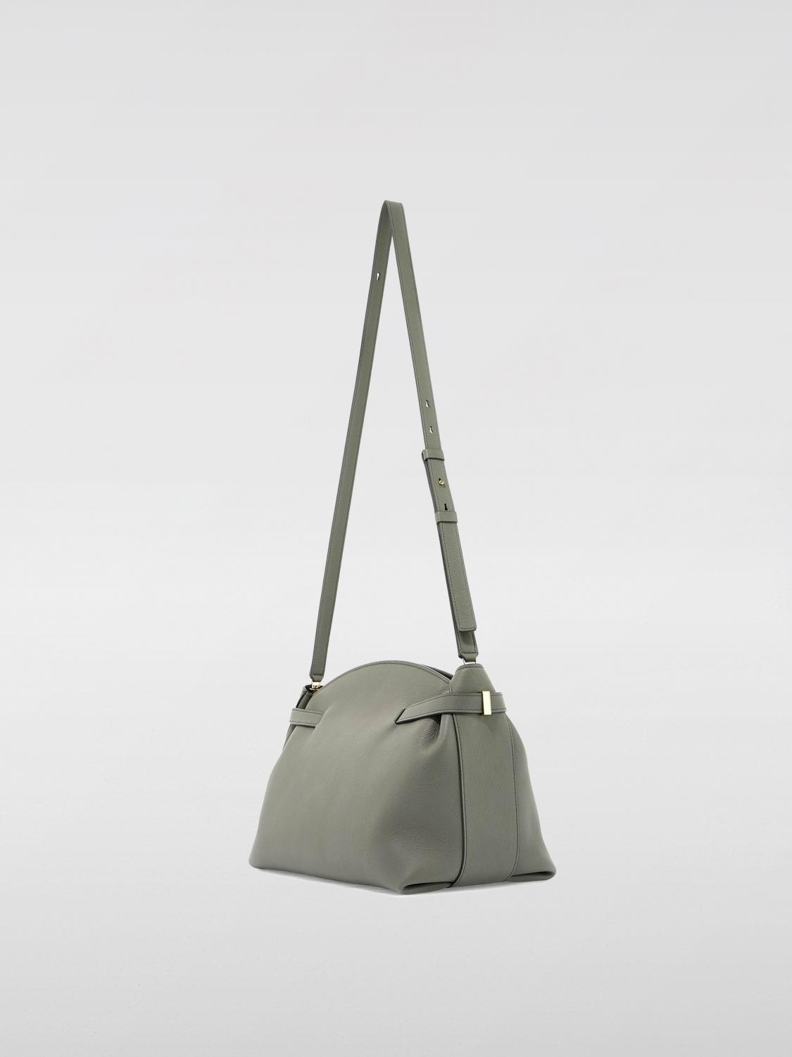 FERRAGAMO UMHÄNGETASCHE: Schultertasche damen Ferragamo, Grau - Img 2