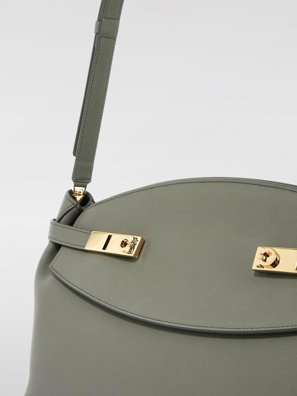 FERRAGAMO UMHÄNGETASCHE: Schultertasche damen Ferragamo, Grau - Img 3