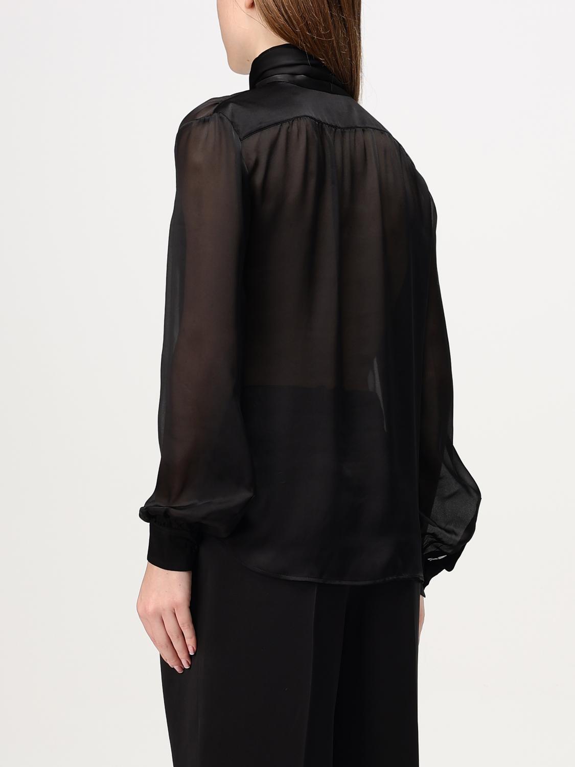 SAINT LAURENT SHIRT: Shirt woman Saint Laurent, Black - Img 3