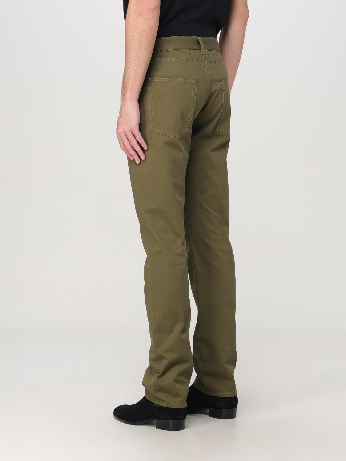 SAINT LAURENT PANTS: Pants men Saint Laurent, Kaki - Img 3