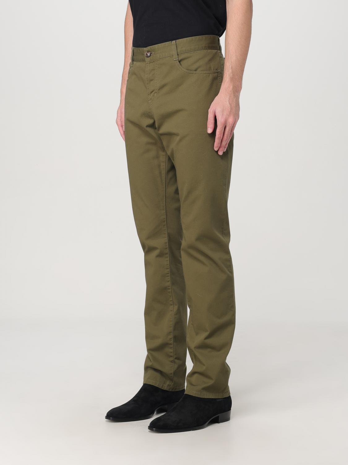 SAINT LAURENT PANTS: Pants men Saint Laurent, Kaki - Img 4