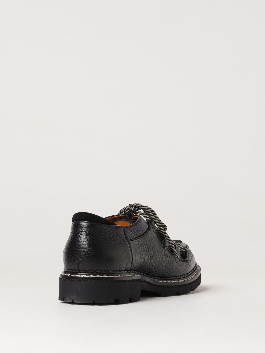 DOUCAL'S SCARPE STRINGATE: Derby Arctic Doucal's in pelle martellata, Nero - Img 3