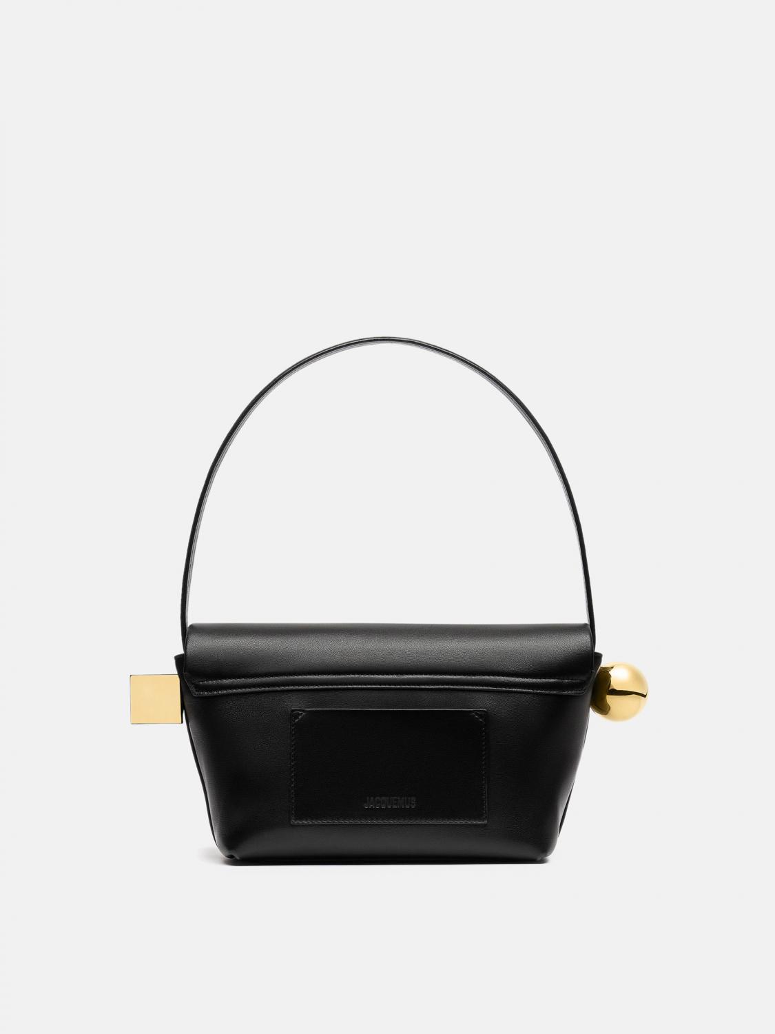 JACQUEMUS BORSA A SPALLA: Borsa a spalla donna Jacquemus, Nero - Img 2