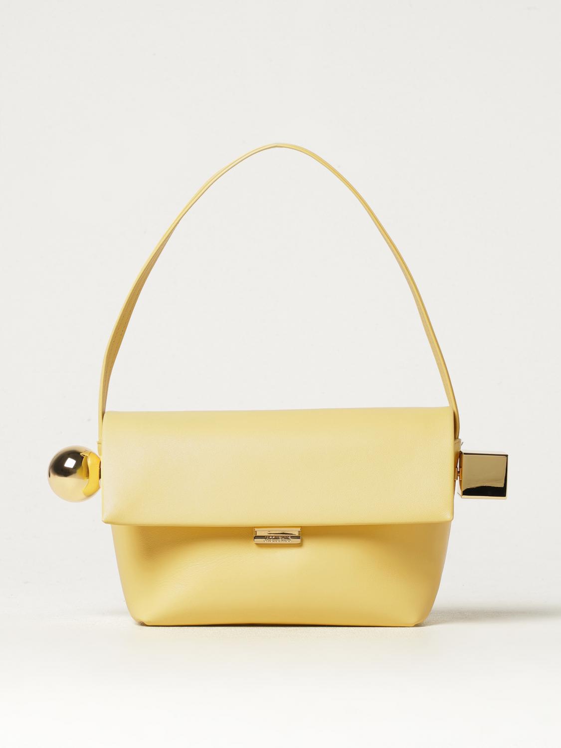 JACQUEMUS BORSA A SPALLA: Borsa a spalla donna Jacquemus, Giallo - Img 1