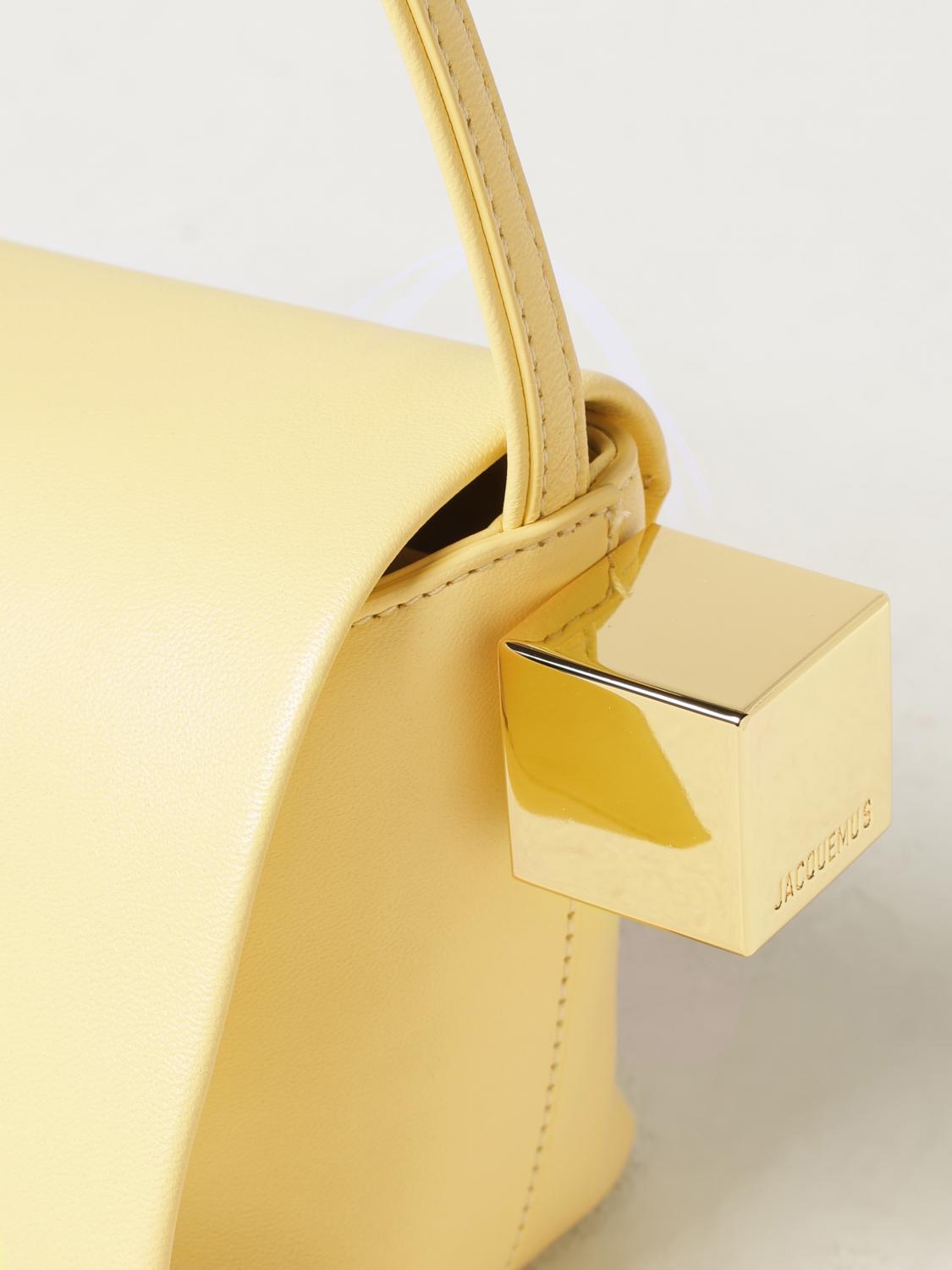 JACQUEMUS BORSA A SPALLA: Borsa a spalla donna Jacquemus, Giallo - Img 4