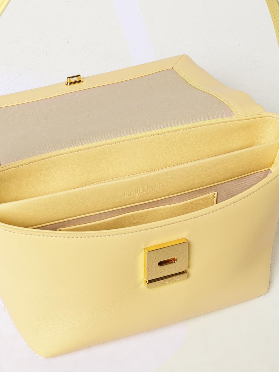 JACQUEMUS BORSA A SPALLA: Borsa a spalla donna Jacquemus, Giallo - Img 5