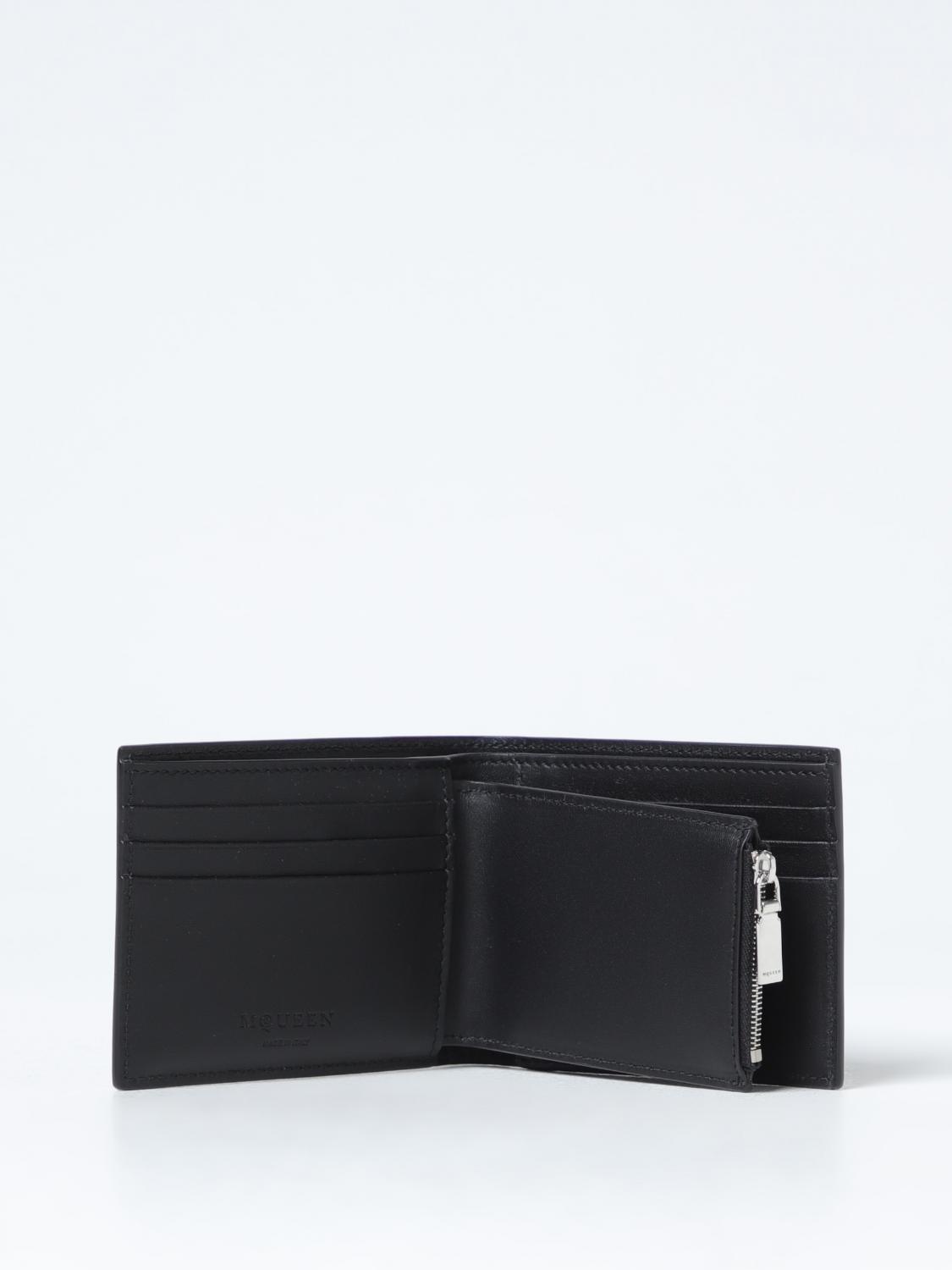 ALEXANDER MCQUEEN WALLET: Wallet men Alexander McQueen, Black - Img 2