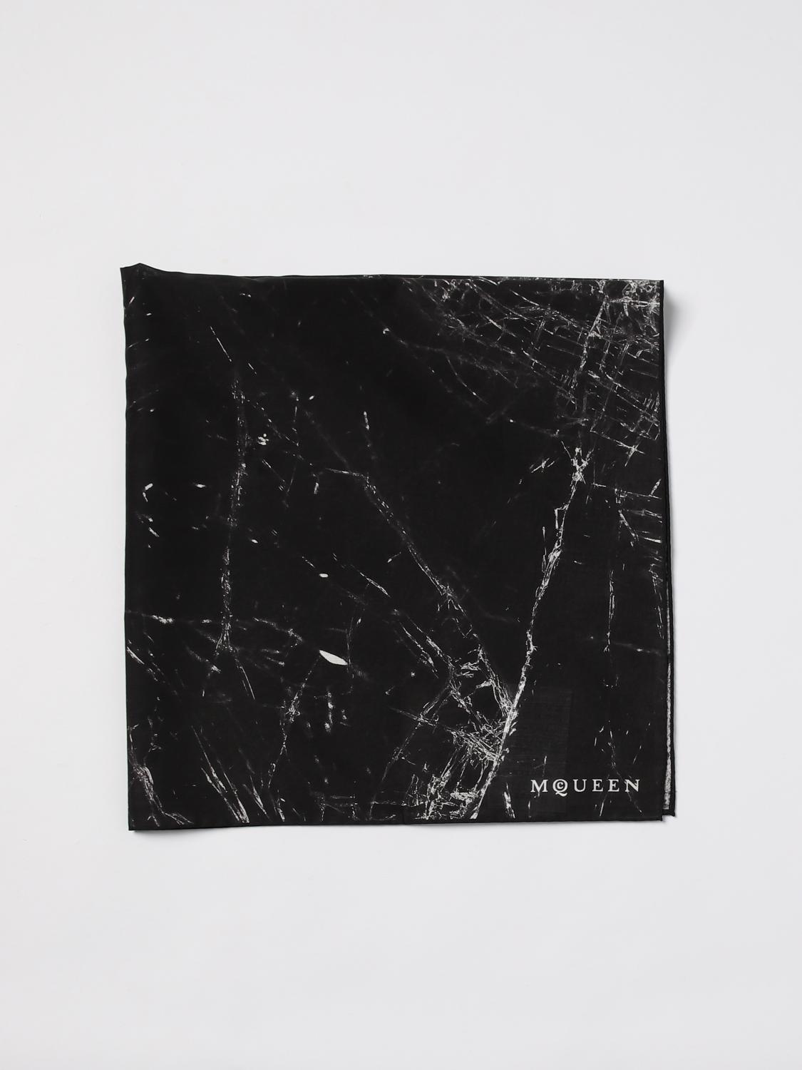 ALEXANDER MCQUEEN SCARF: Scarf men Alexander McQueen, Black - Img 1