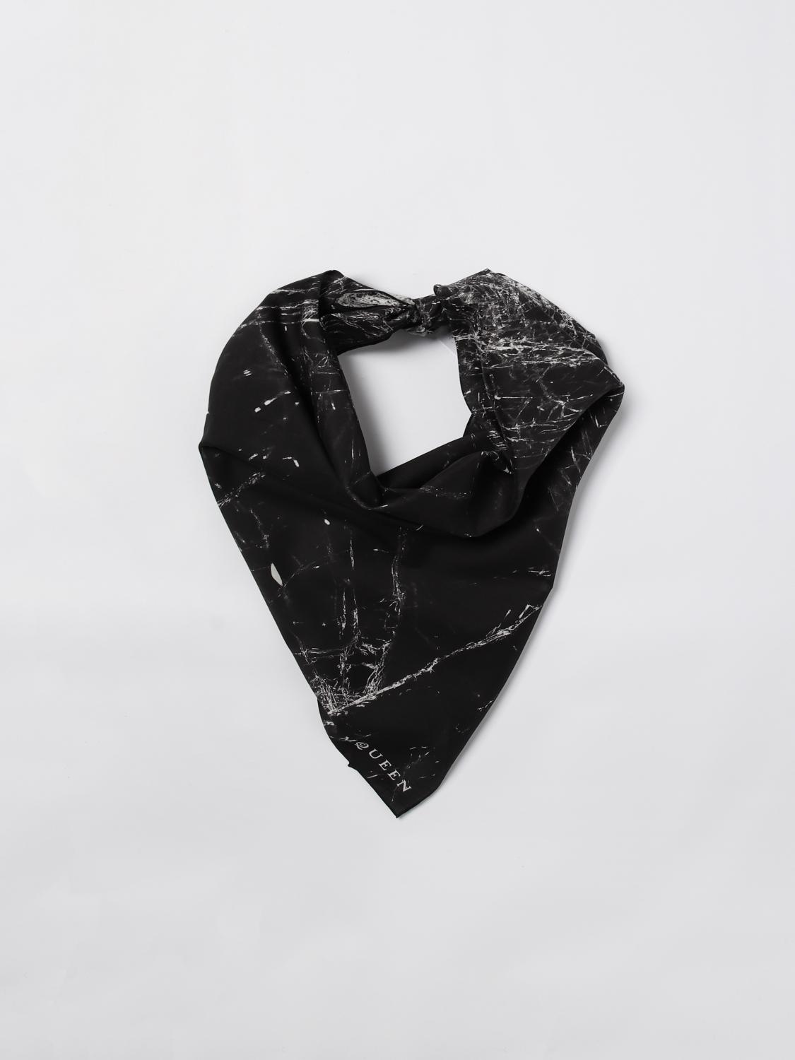 ALEXANDER MCQUEEN SCARF: Scarf men Alexander McQueen, Black - Img 2