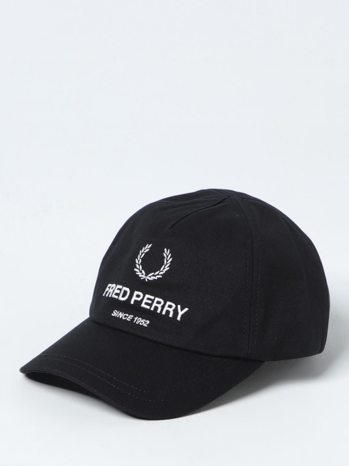 FRED PERRY HAT: Hat men Fred Perry, Black - Img 1