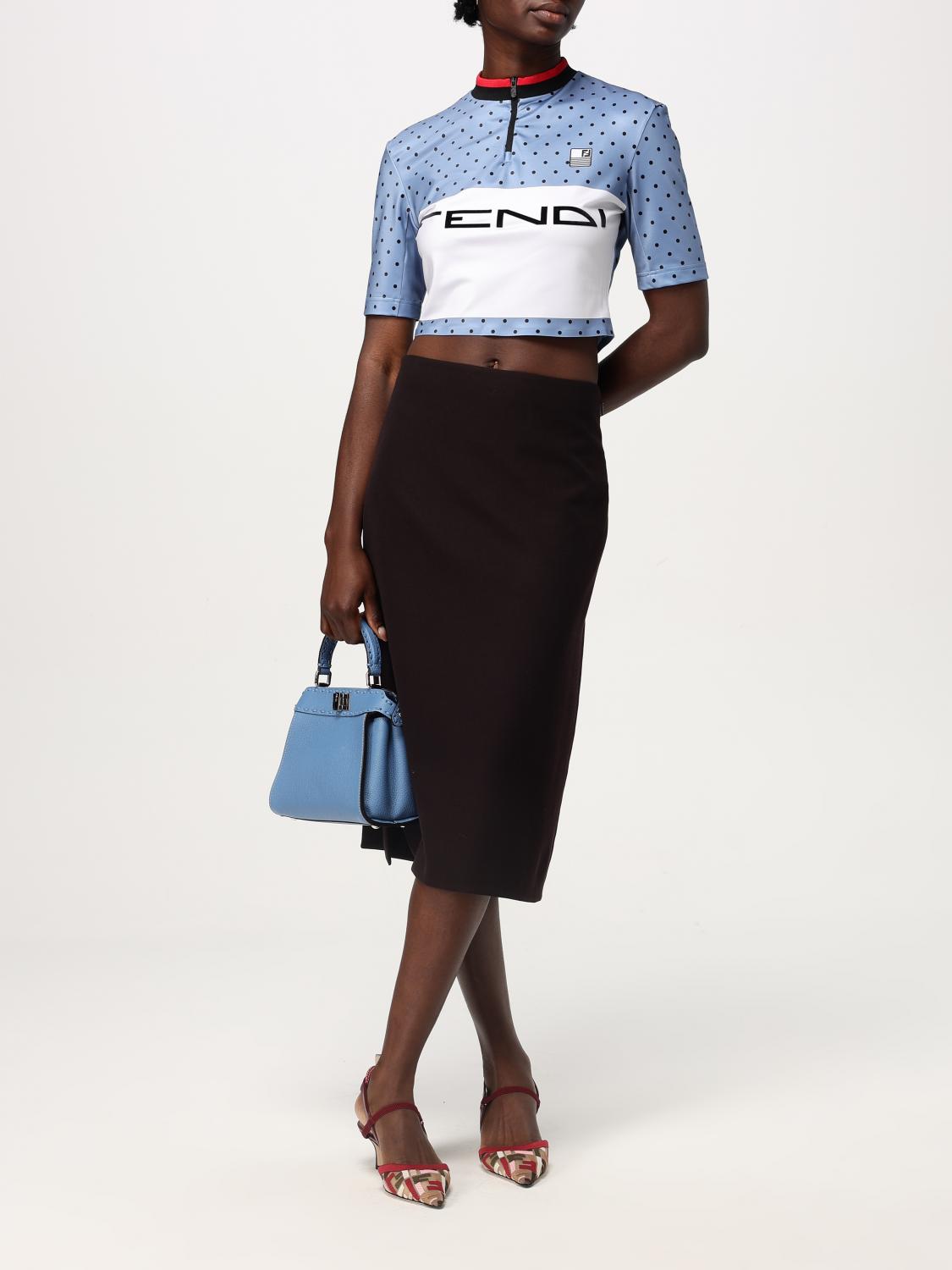 FENDI SKIRT: Skirt woman Fendi, Red - Img 2