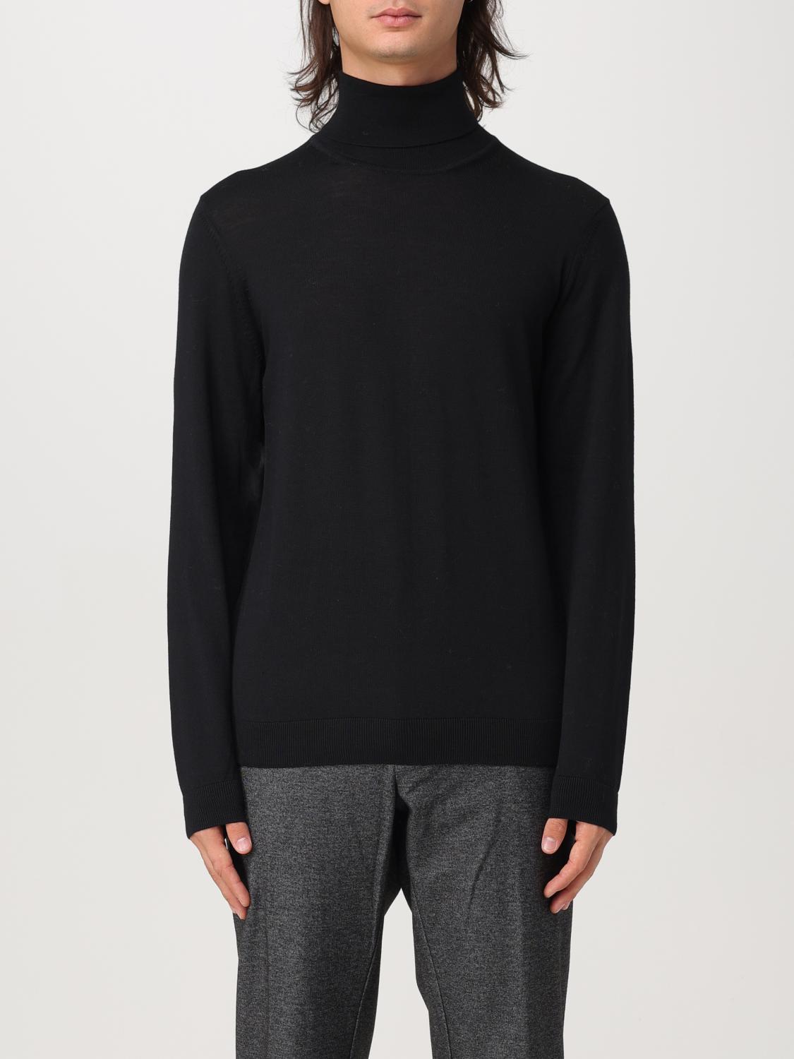 BOSS SWEATER: Sweater men Boss, Black - Img 1