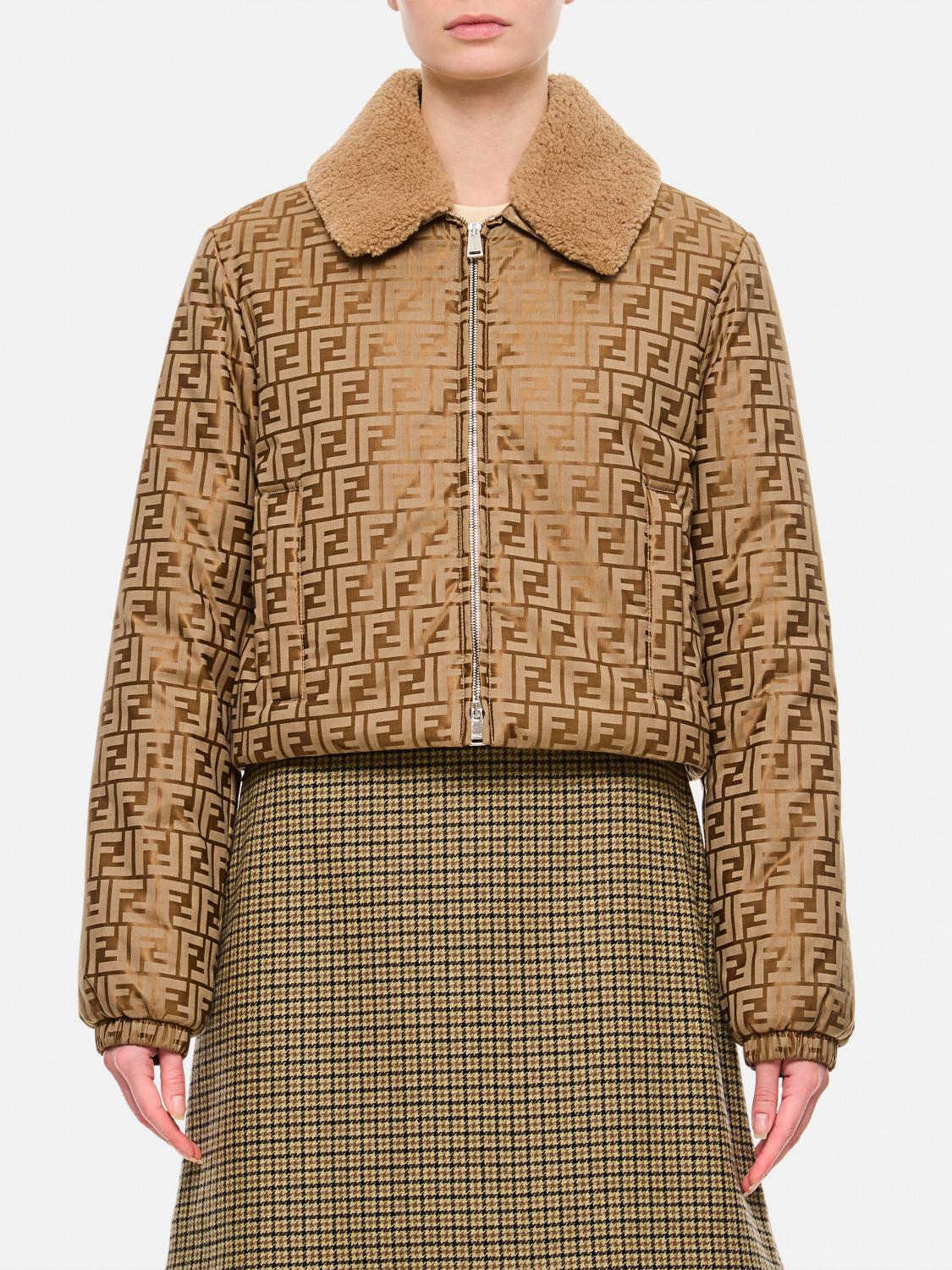 FENDI JACKET: Blazer woman Fendi, Beige - Img 1