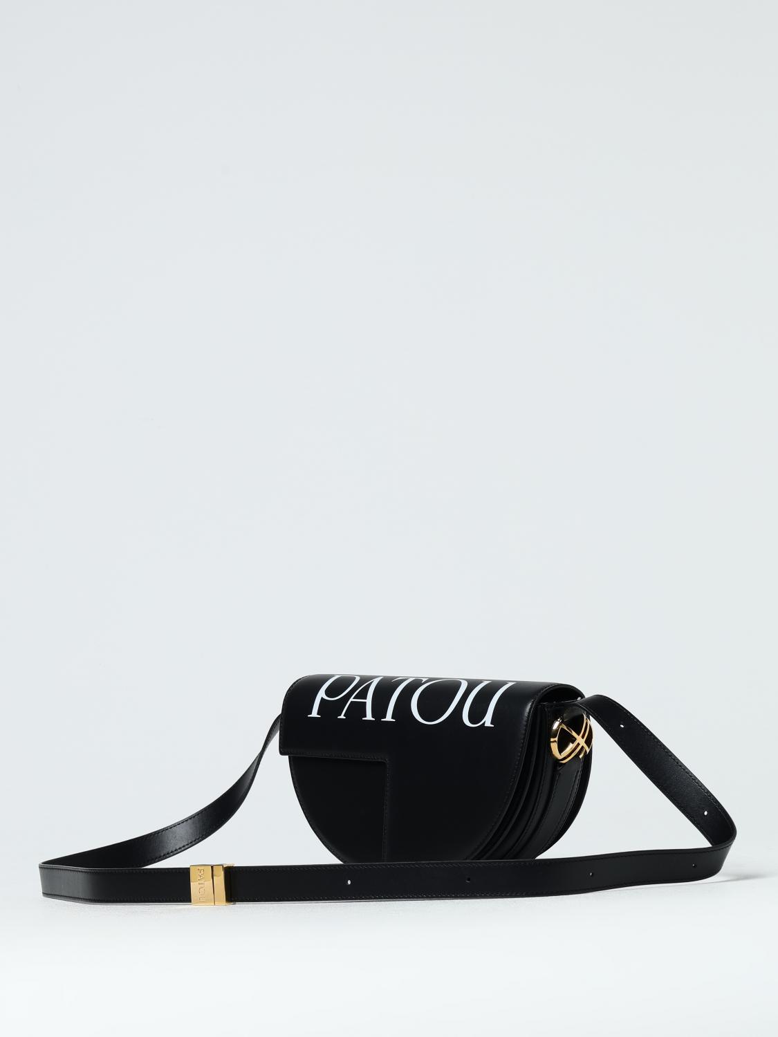 PATOU BORSA A SPALLA: Borsa a spalla donna Patou, Nero - Img 4