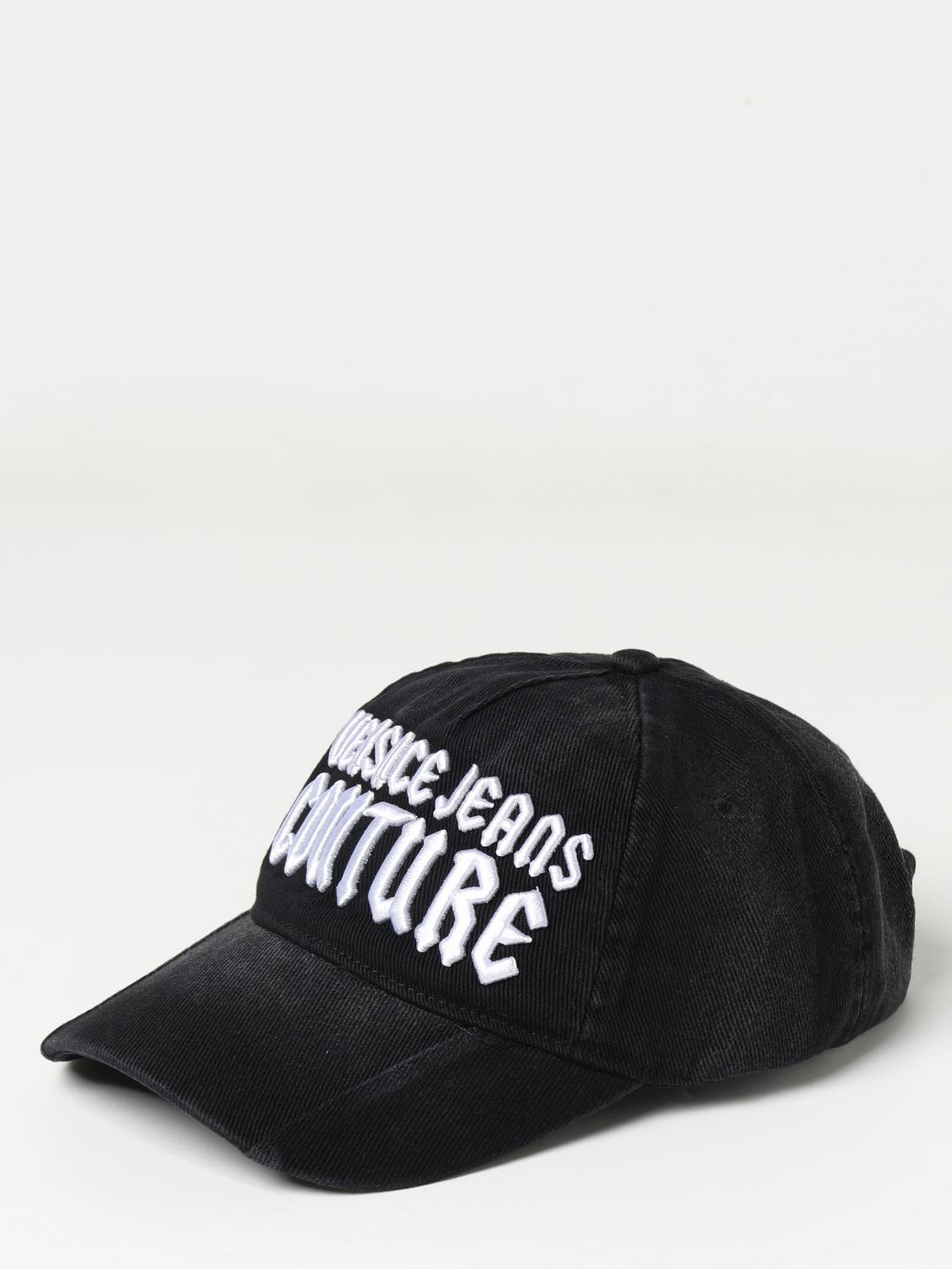 VERSACE JEANS COUTURE GORRO: Gorro hombre Versace Jeans Couture, Negro - Img 1