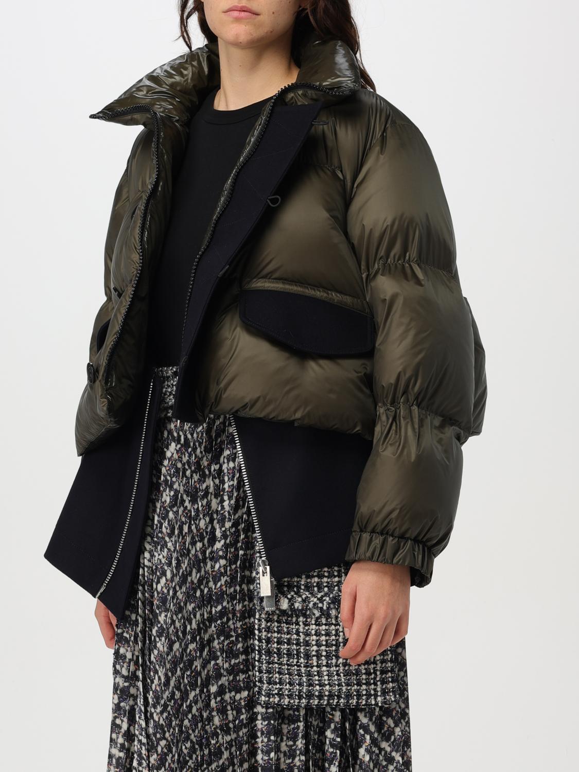 SACAI JACKET: Sacai women's jacket, Green - Img 4