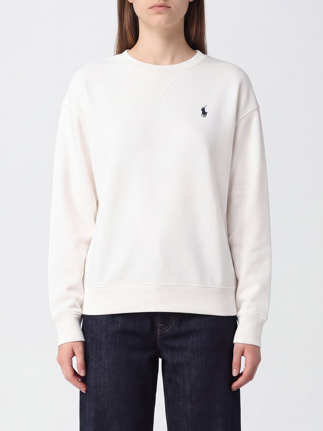 POLO RALPH LAUREN PULLOVER: Pullover damen Polo Ralph Lauren, Weiß - Img 1