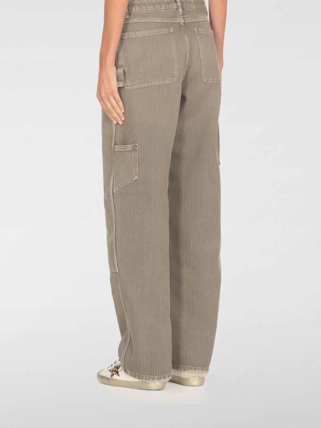 GOLDEN GOOSE PANTALON: Pantalon femme Golden Goose, Vert - Img 3