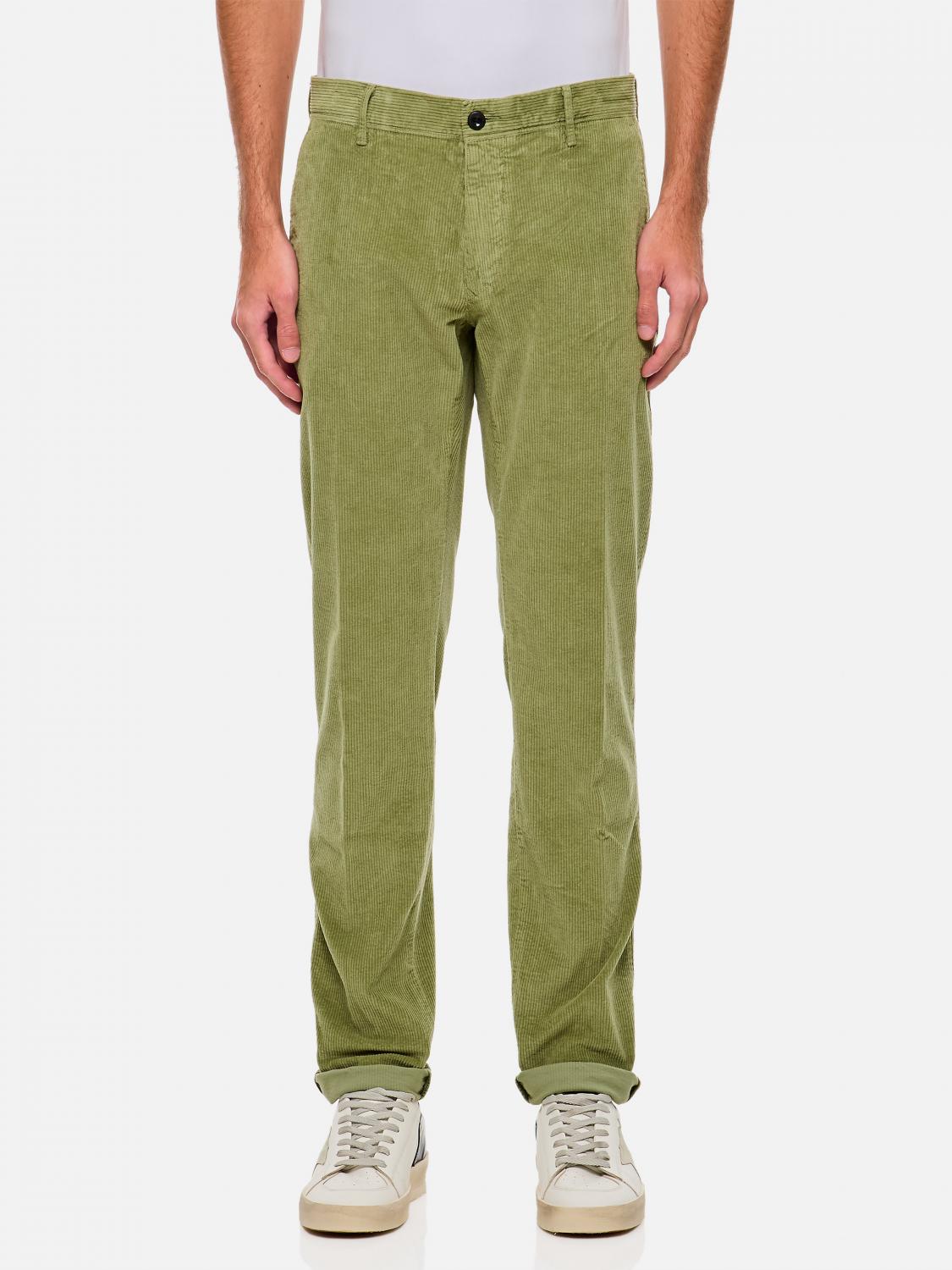 INCOTEX PANTS: Pants men Incotex, Green - Img 1