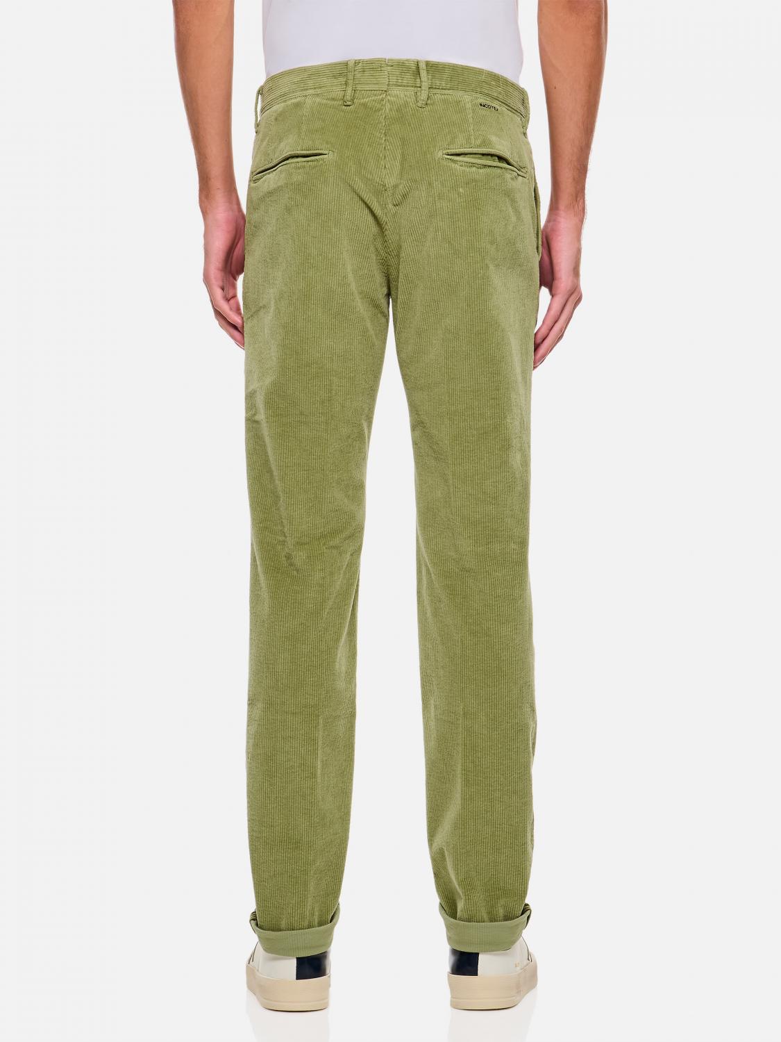 INCOTEX PANTS: Pants men Incotex, Green - Img 3