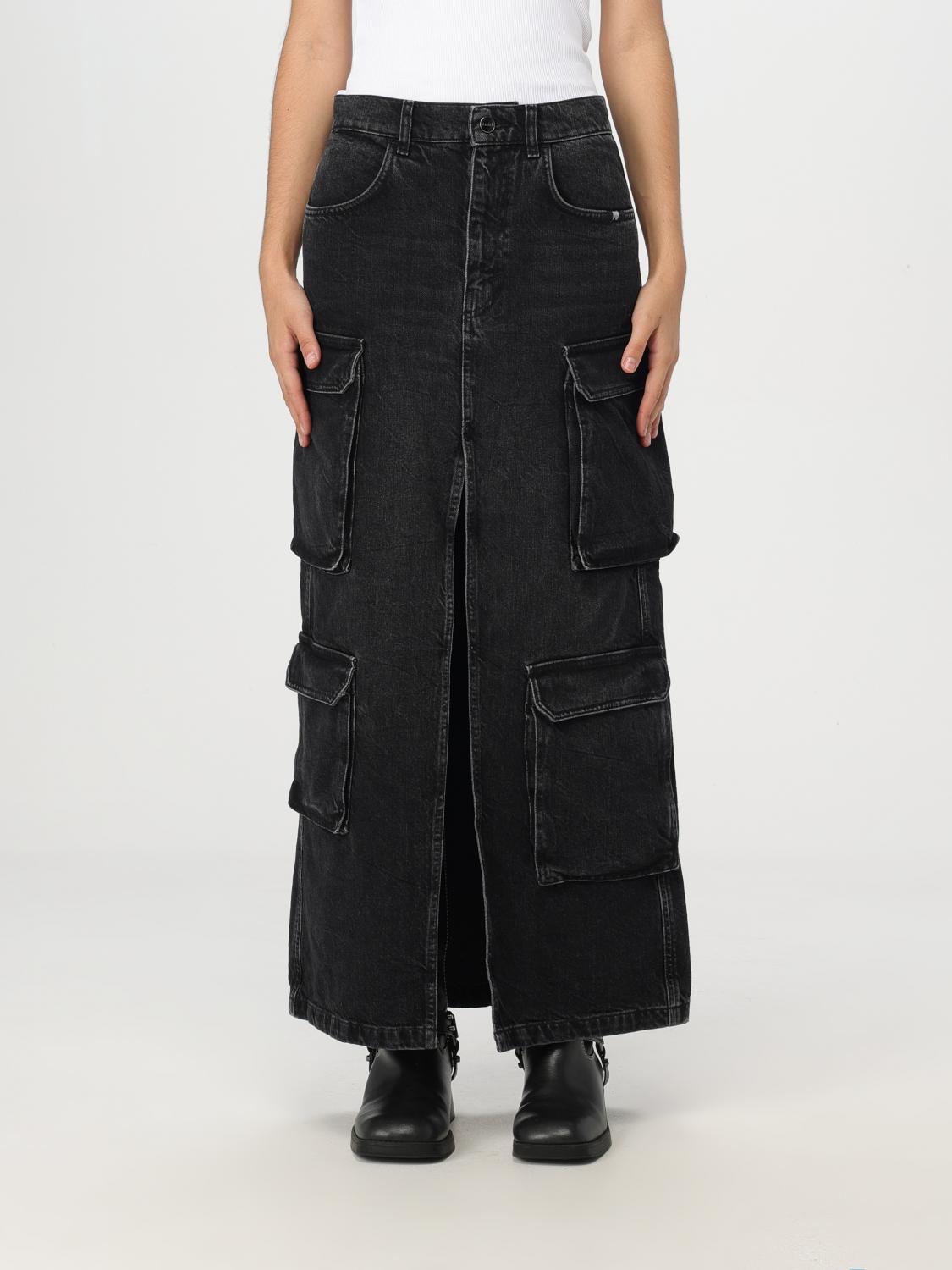 AMISH SKIRT: Jeans woman Amish, Black - Img 1