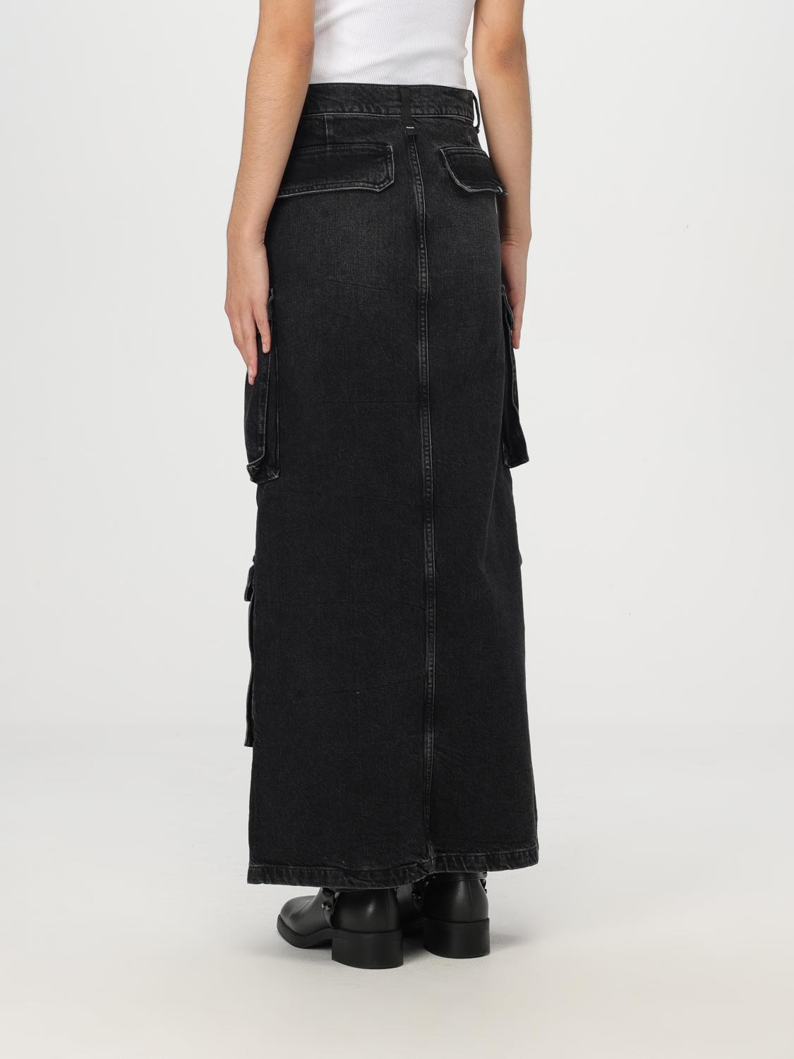 AMISH SKIRT: Jeans woman Amish, Black - Img 2