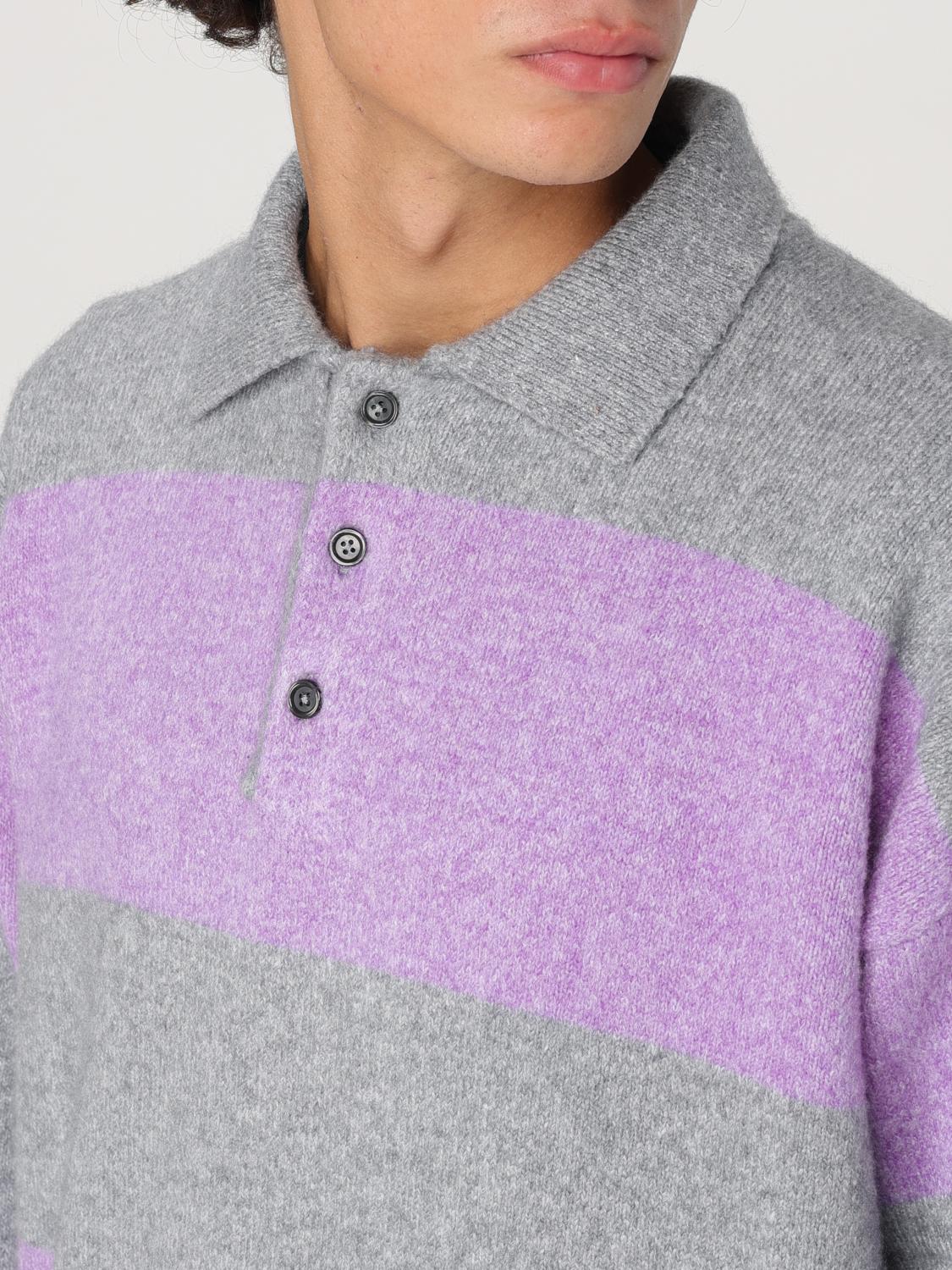 AMISH POLO SHIRT: Sweater men Amish, Violet - Img 4