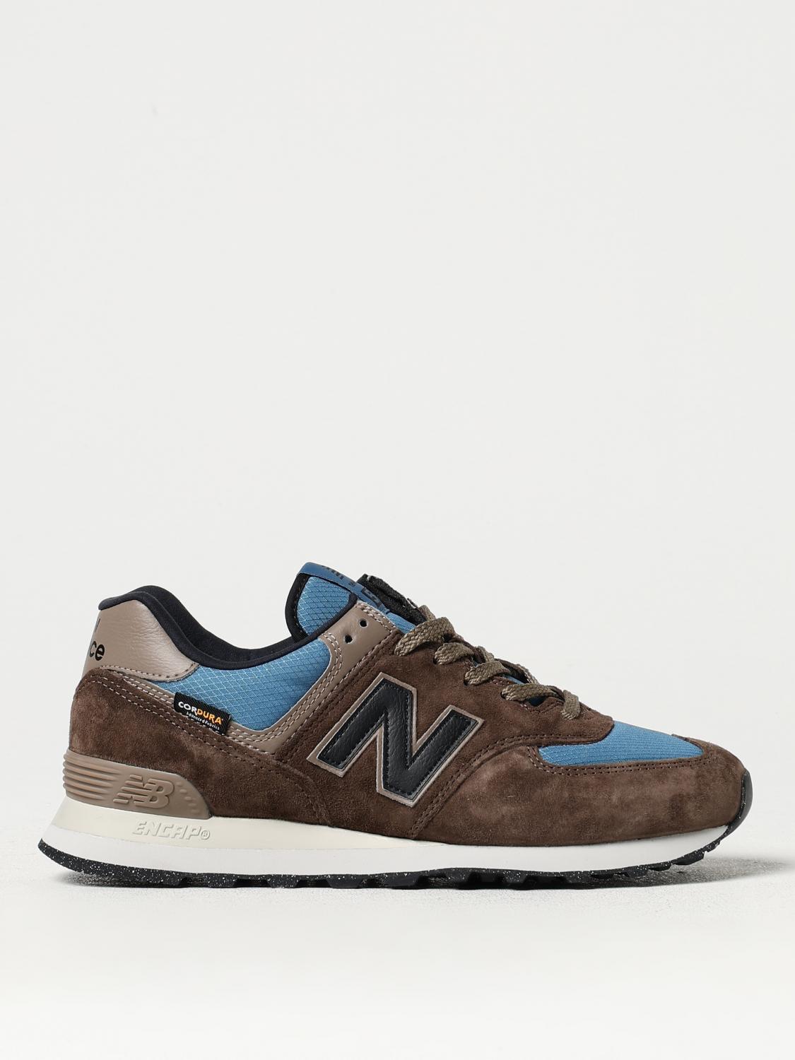 Giglio Sneakers 574 New Balance in camoscio e nylon Cordura