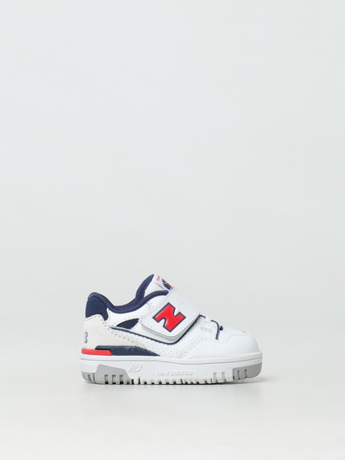 NEW BALANCE 아 스니커즈: 신발 남아 New Balance, 화이트 - Img 1