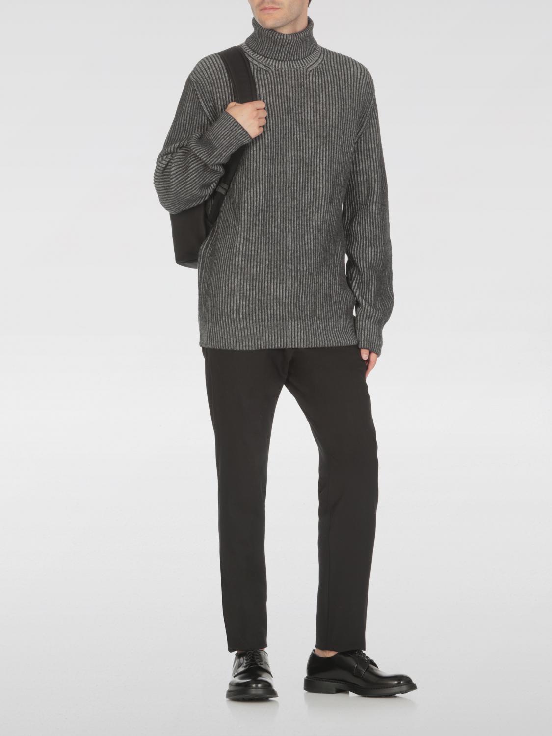 TAGLIATORE SWEATER: Sweater men Tagliatore, Grey - Img 2