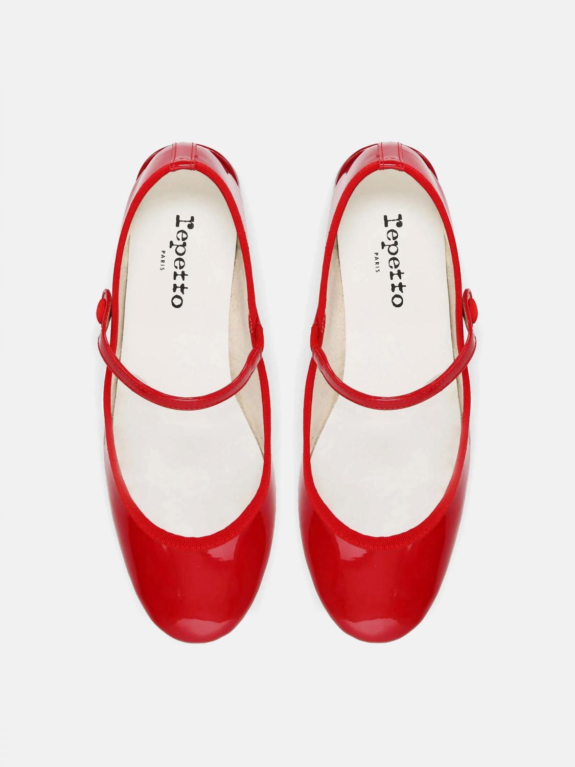 REPETTO 로퍼: 발레 플랫 여성 Repetto, 레드 - Img 2