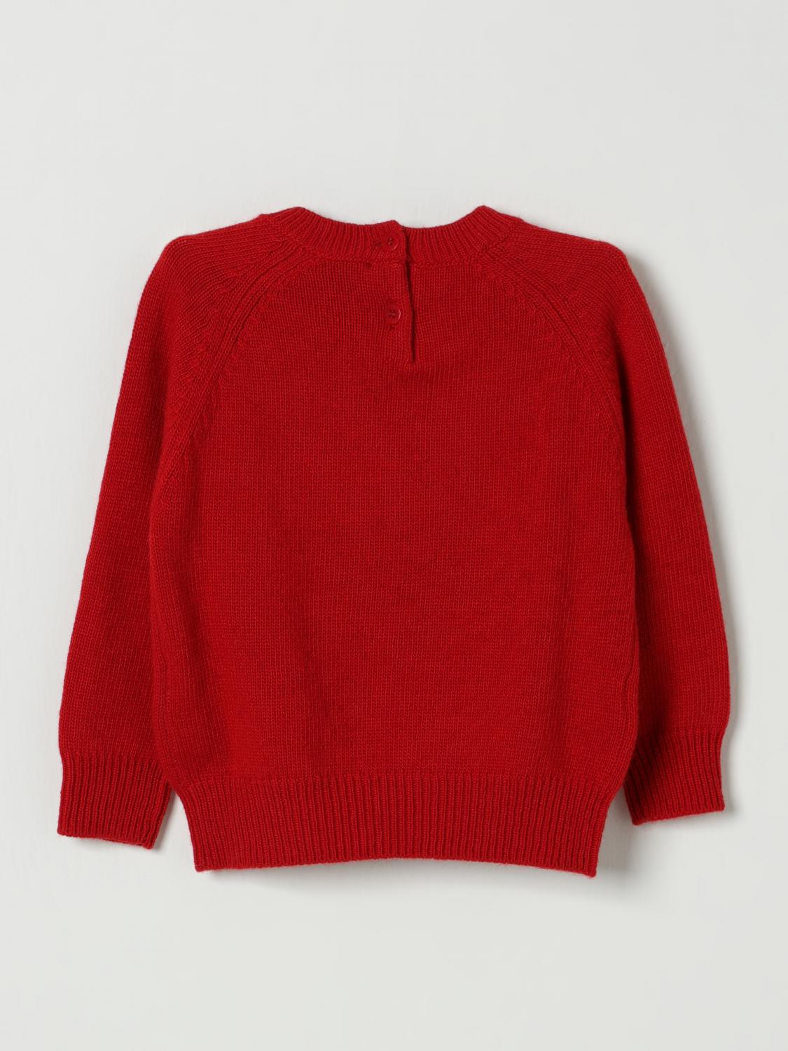 IL GUFO SWEATER: Sweater kids Il Gufo, Red - Img 2