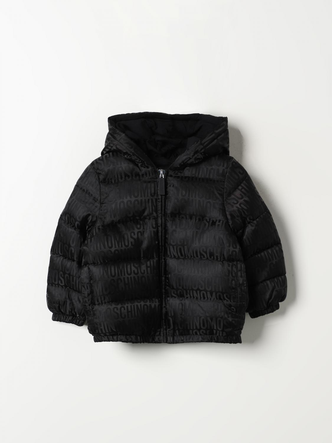 MOSCHINO COATS: Coats kids Moschino, Black - Img 1