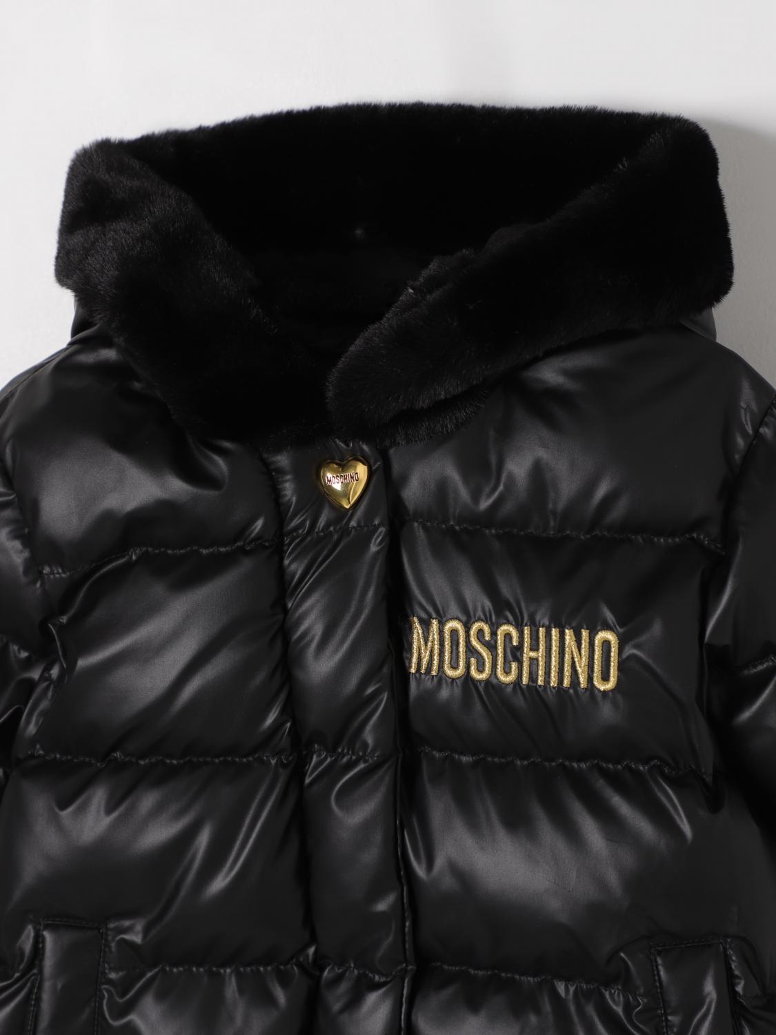 MOSCHINO 코트: 코트 남아 Moschino, 블랙 - Img 3