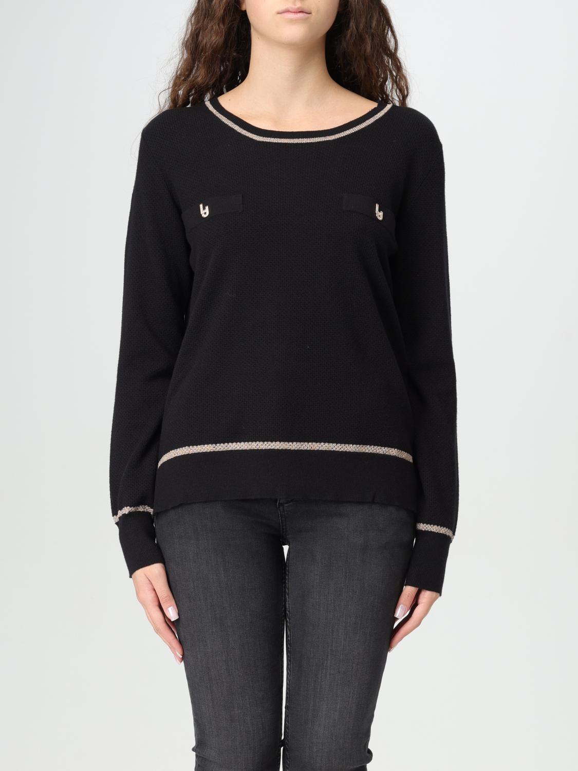 LIU JO SWEATER: Sweater woman Liu Jo, Black - Img 1