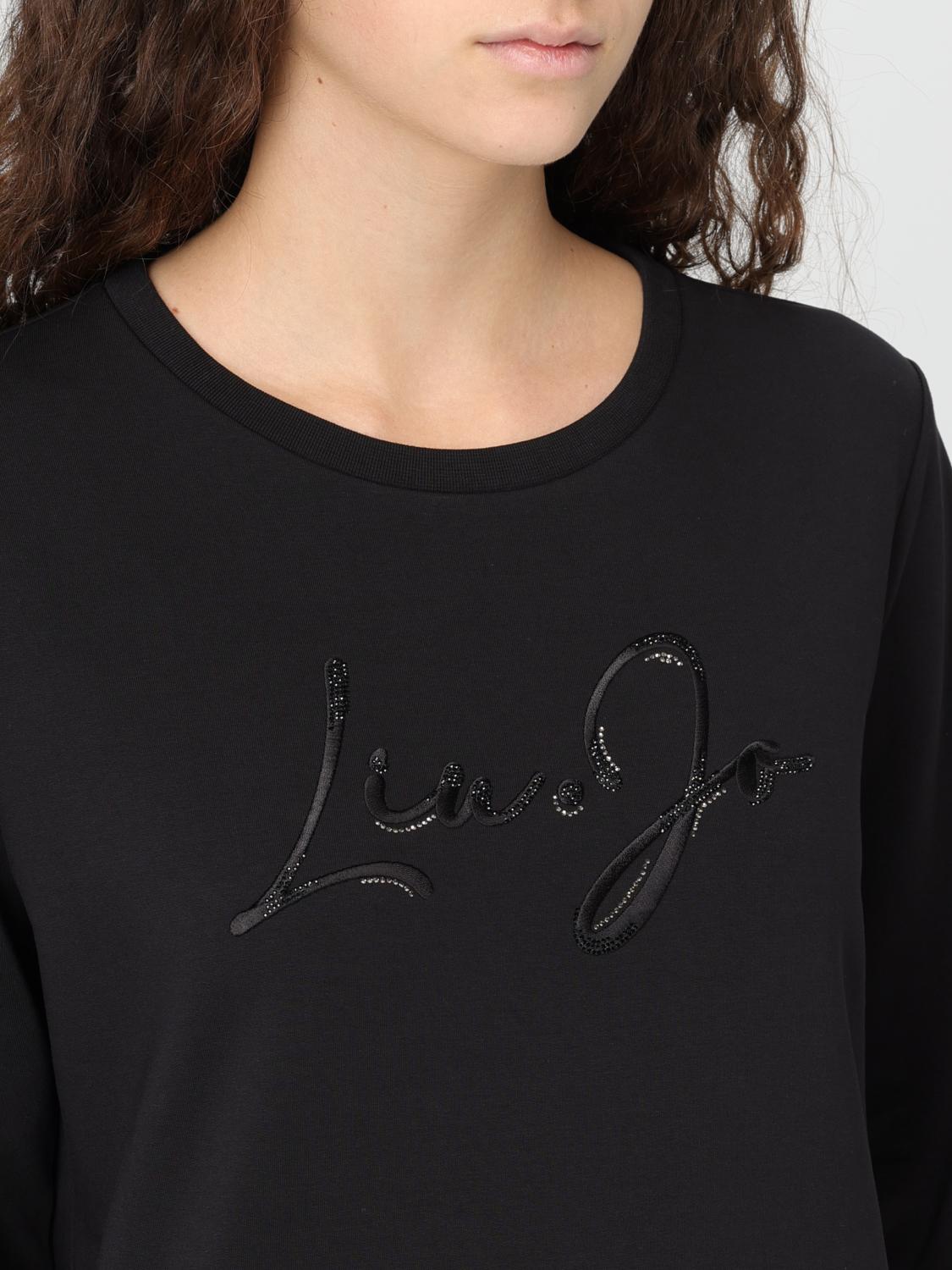 LIU JO SWEATSHIRT: Sweatshirt woman Liu Jo, Black 1 - Img 3